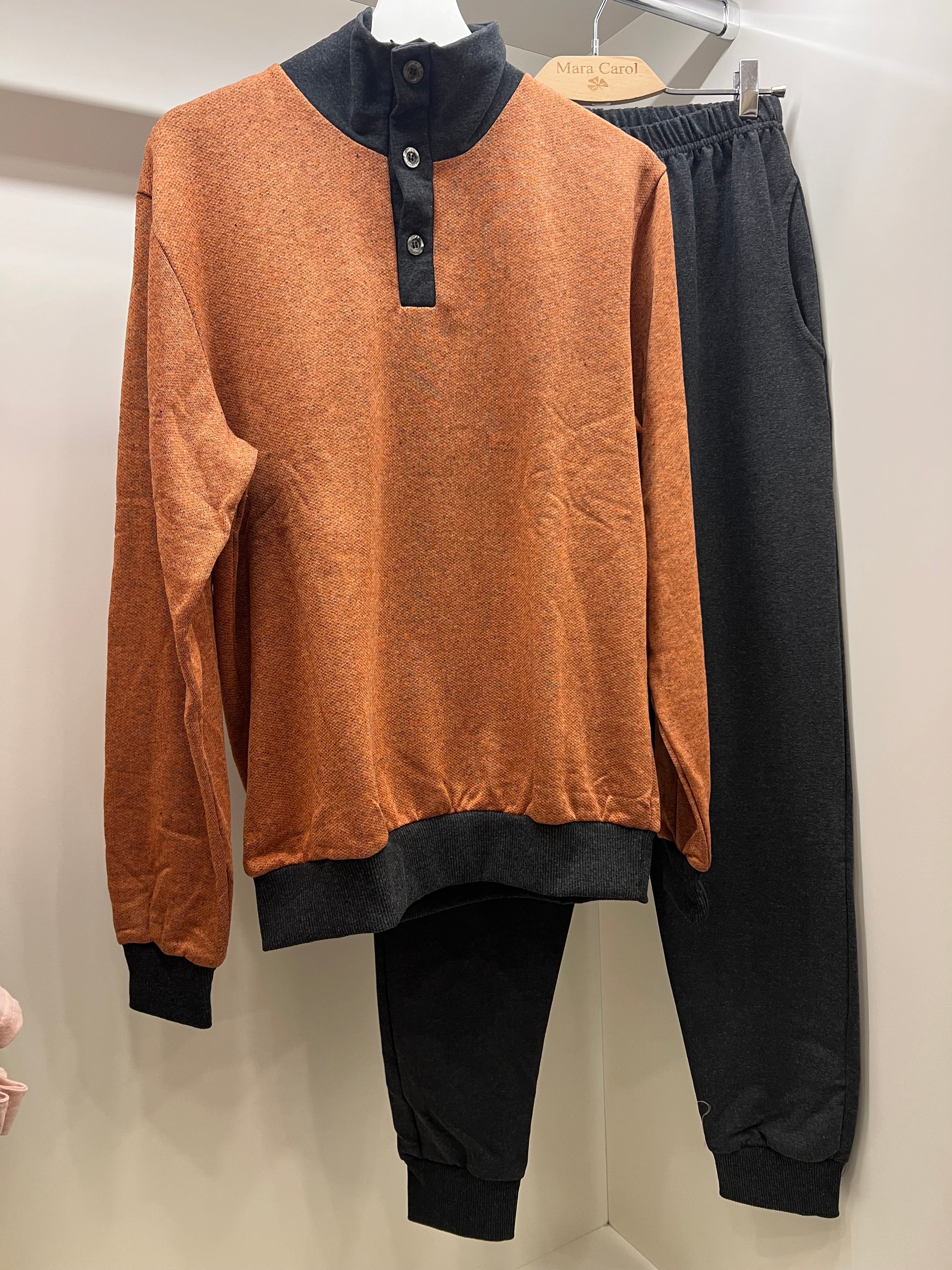 Pigiama tuta collo alto uomo