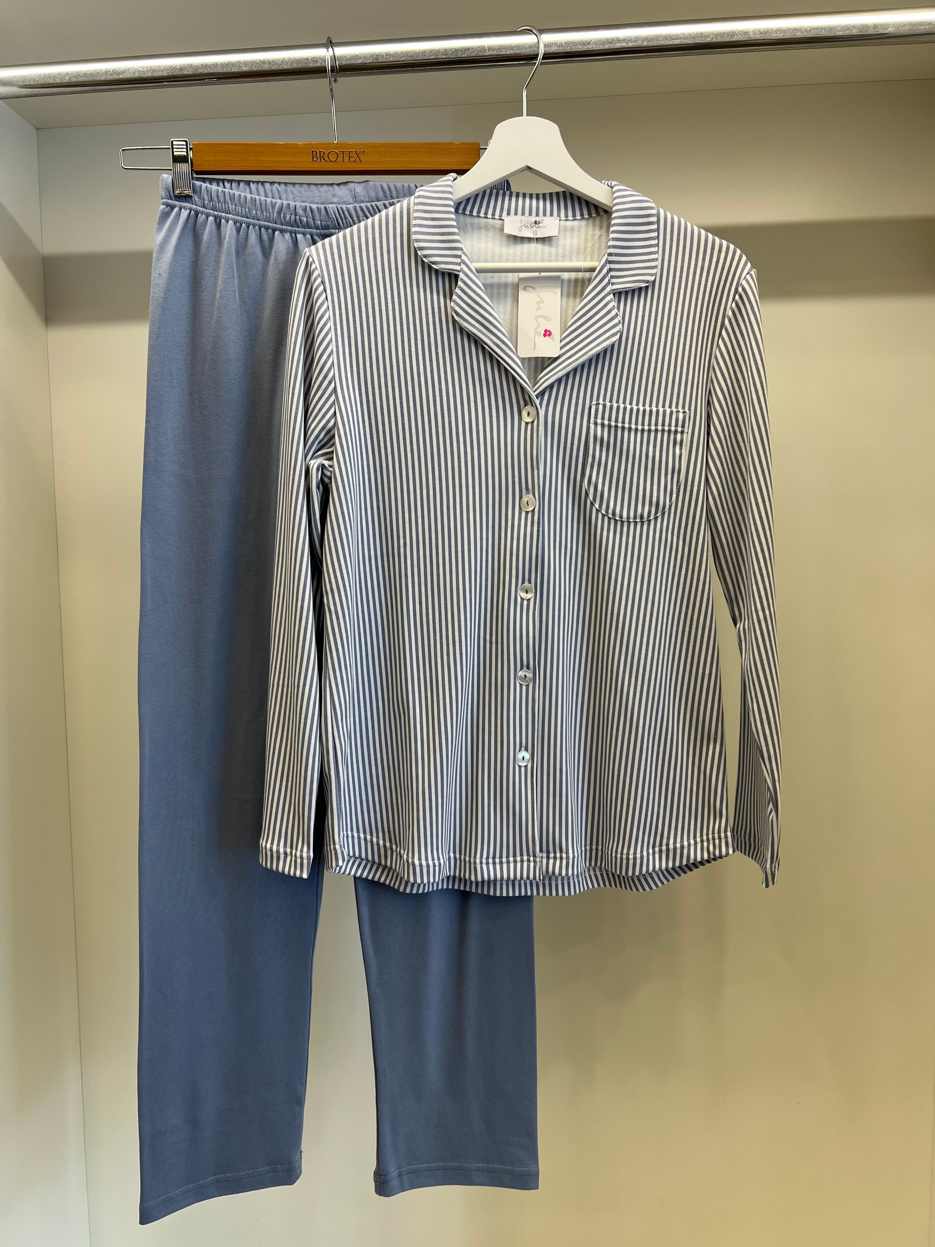 Pigiama righe modello uomo