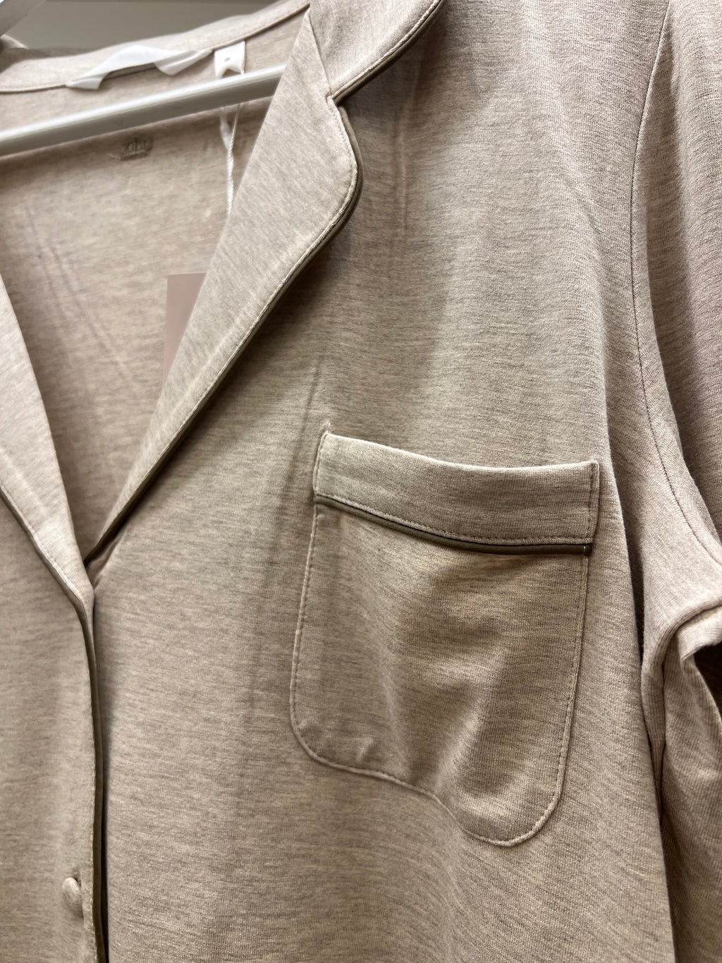 Pigiama donna aperto color melange