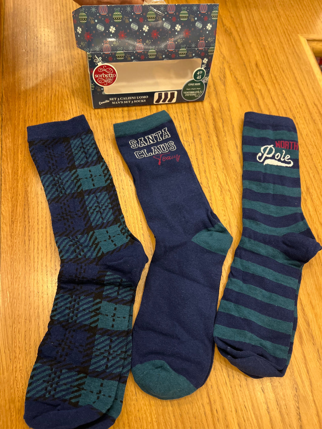 Set calzini natalizi uomo e donna