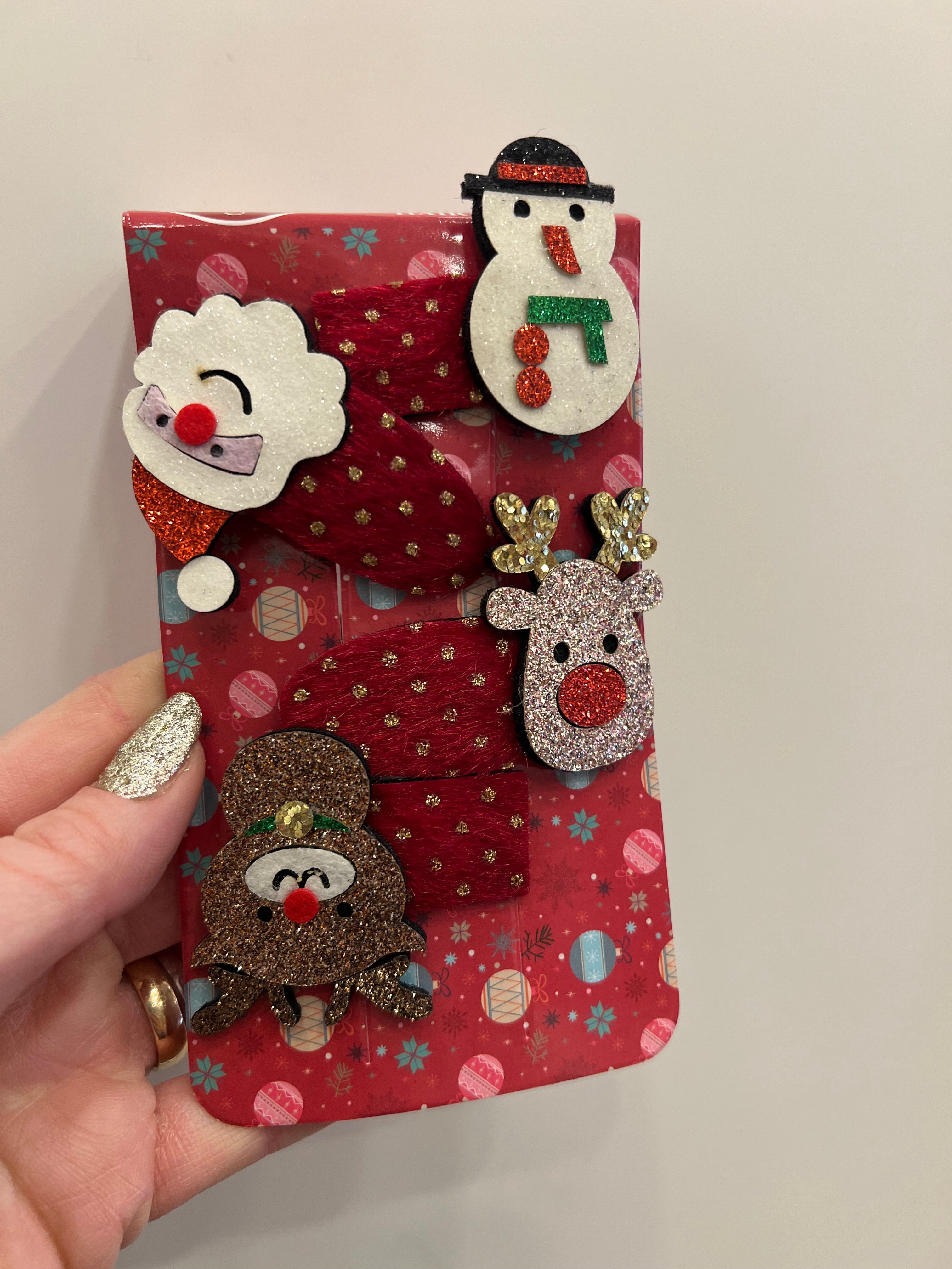 Set fermagli natalizi