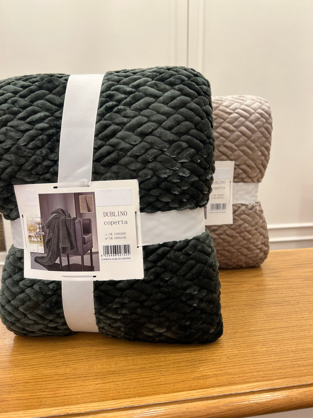 Plaid effetto goffrato 200x240 cm