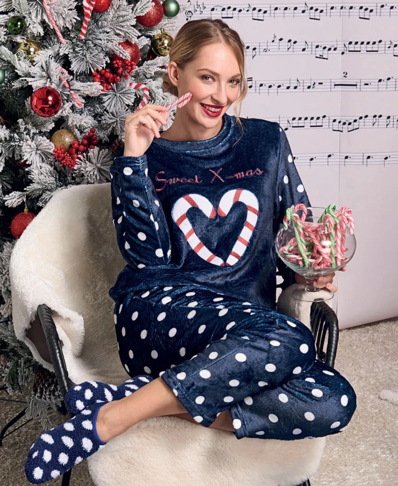 Box regalo pigiama e calzi lollypop