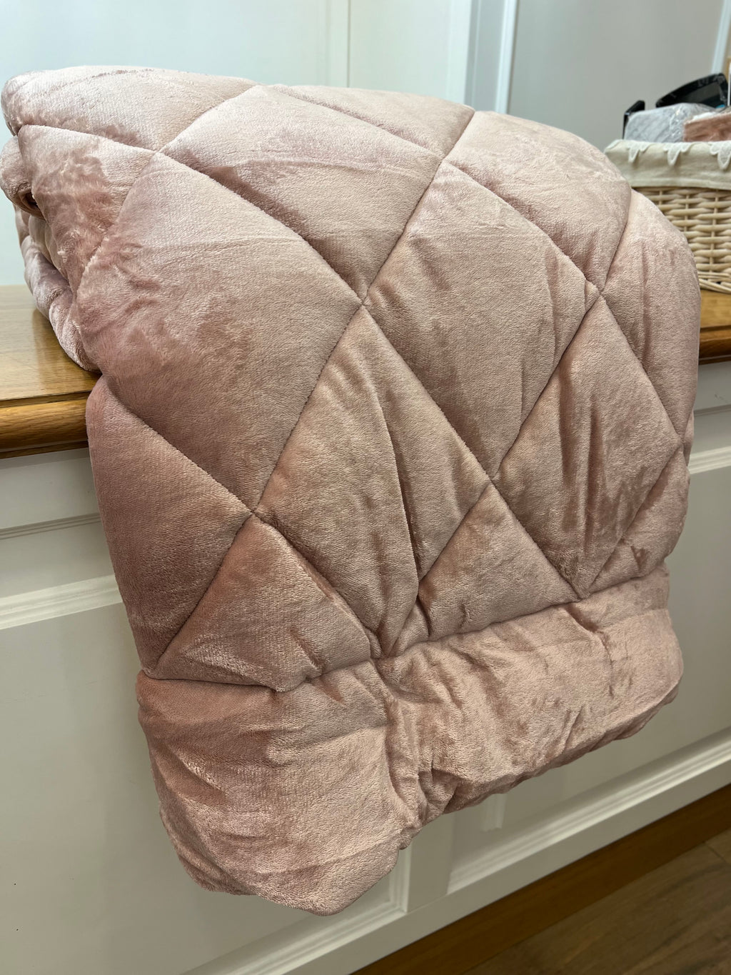 Trapunta singola in ciniglia