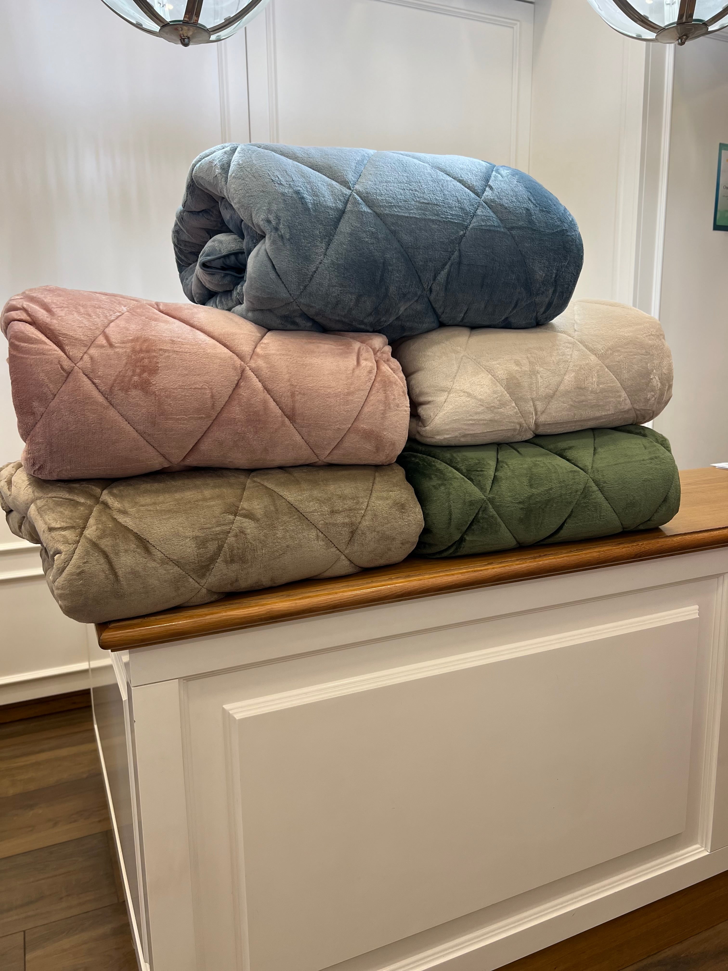 Trapunta singola in ciniglia