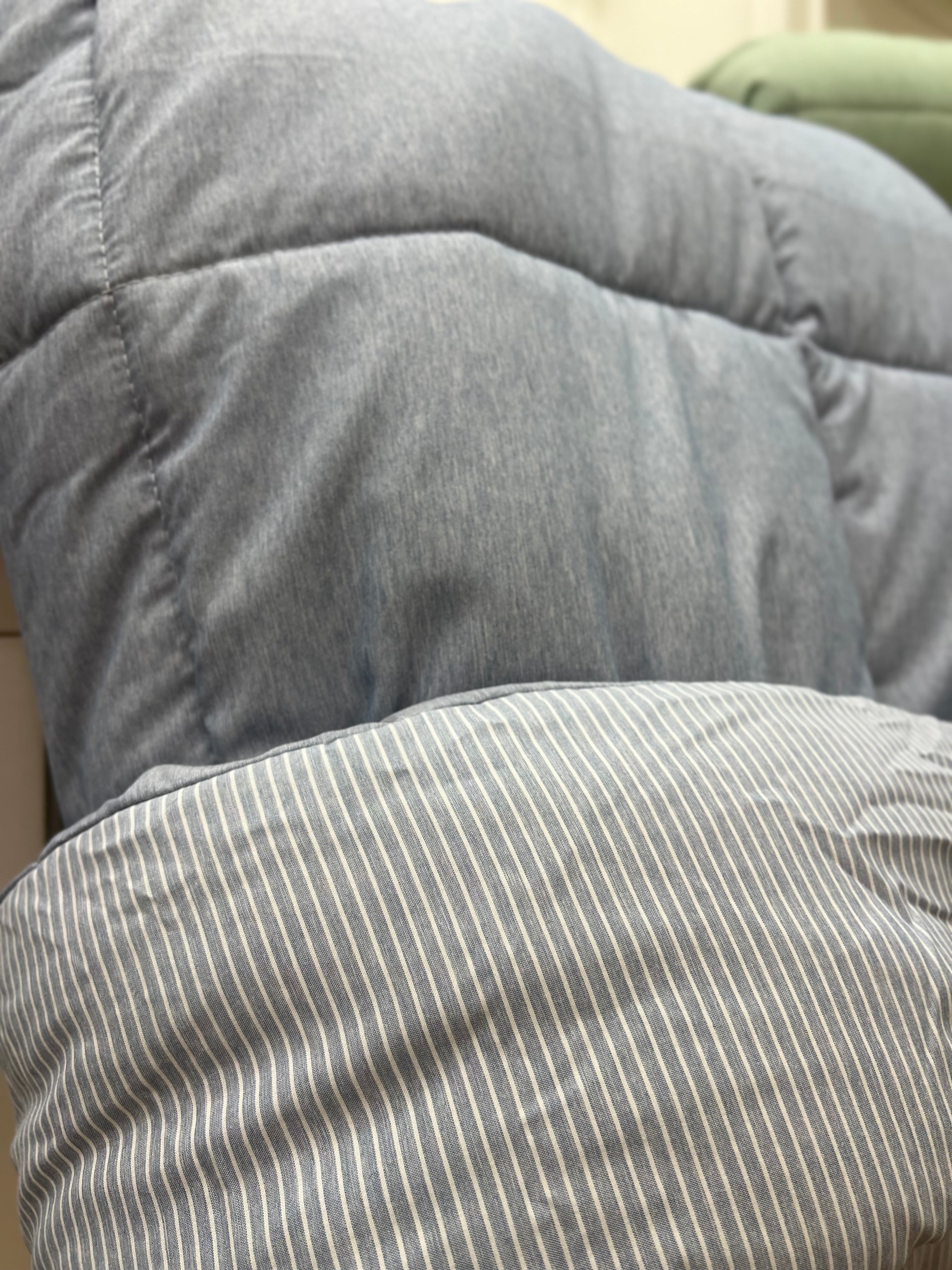 Trapunta piazza e mezza double-face righe