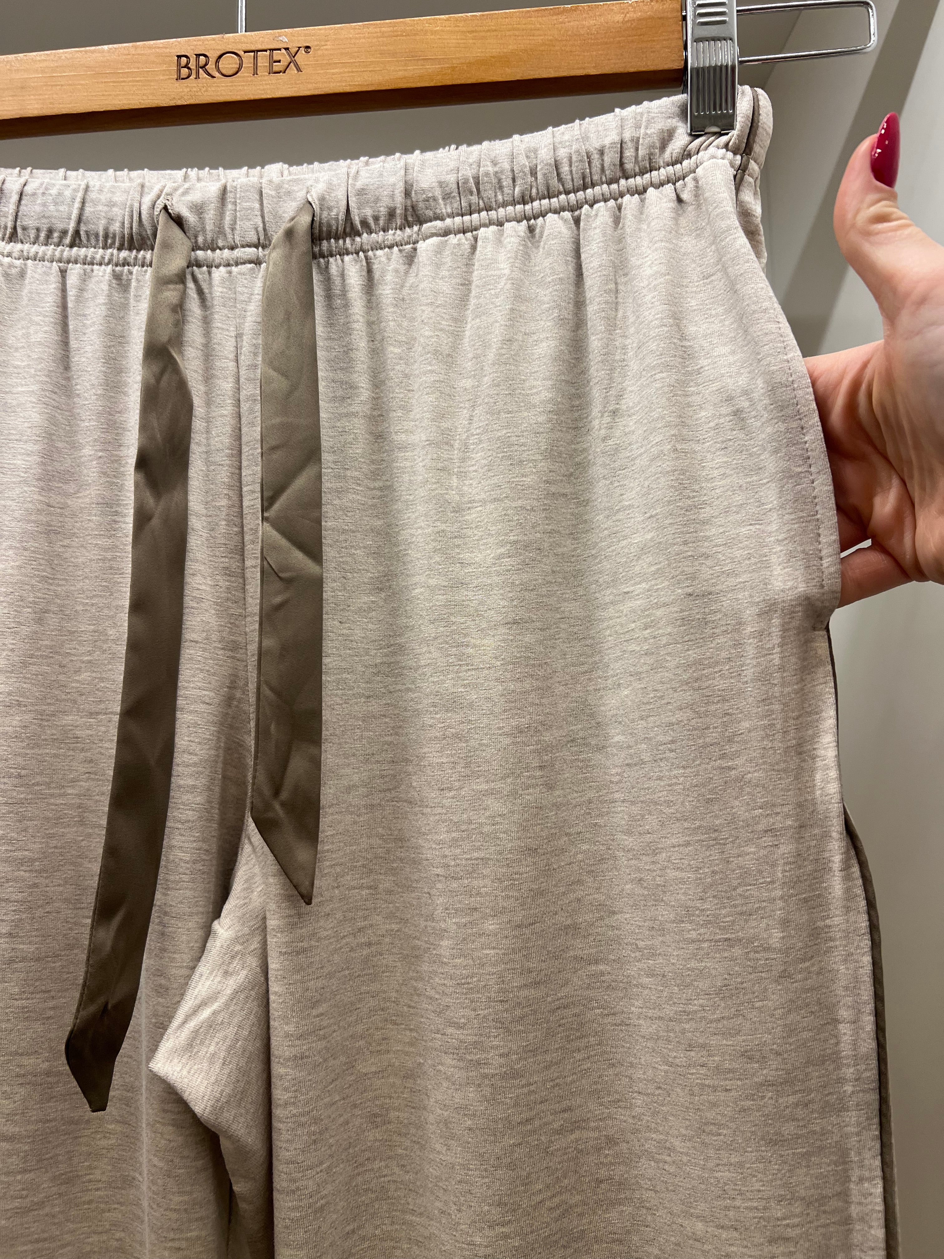 Pigiama donna aperto color melange