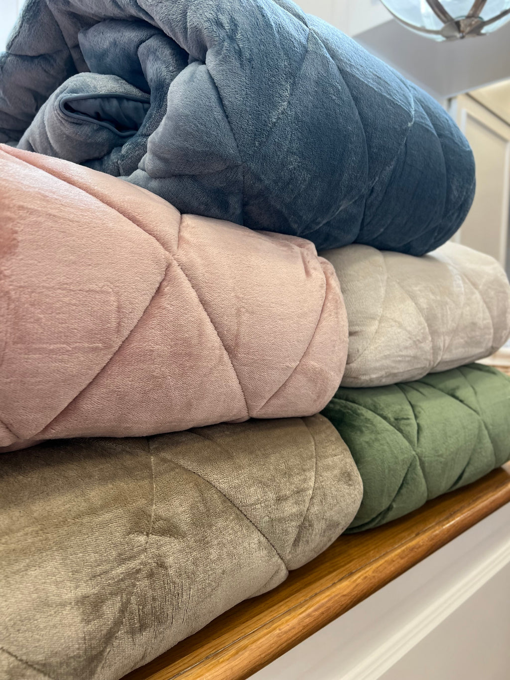 Trapunta singola in ciniglia