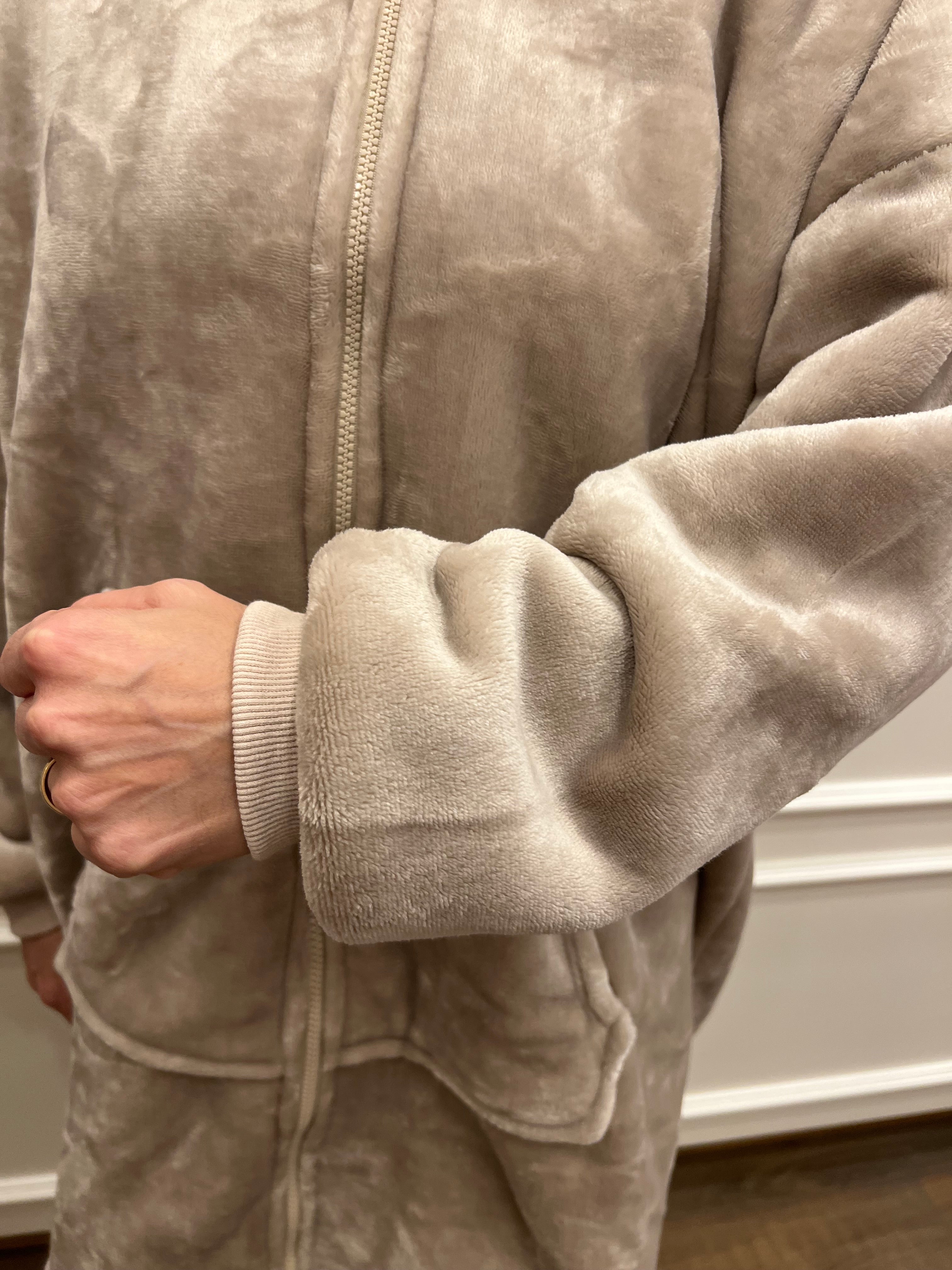 Giacca da camera con zip