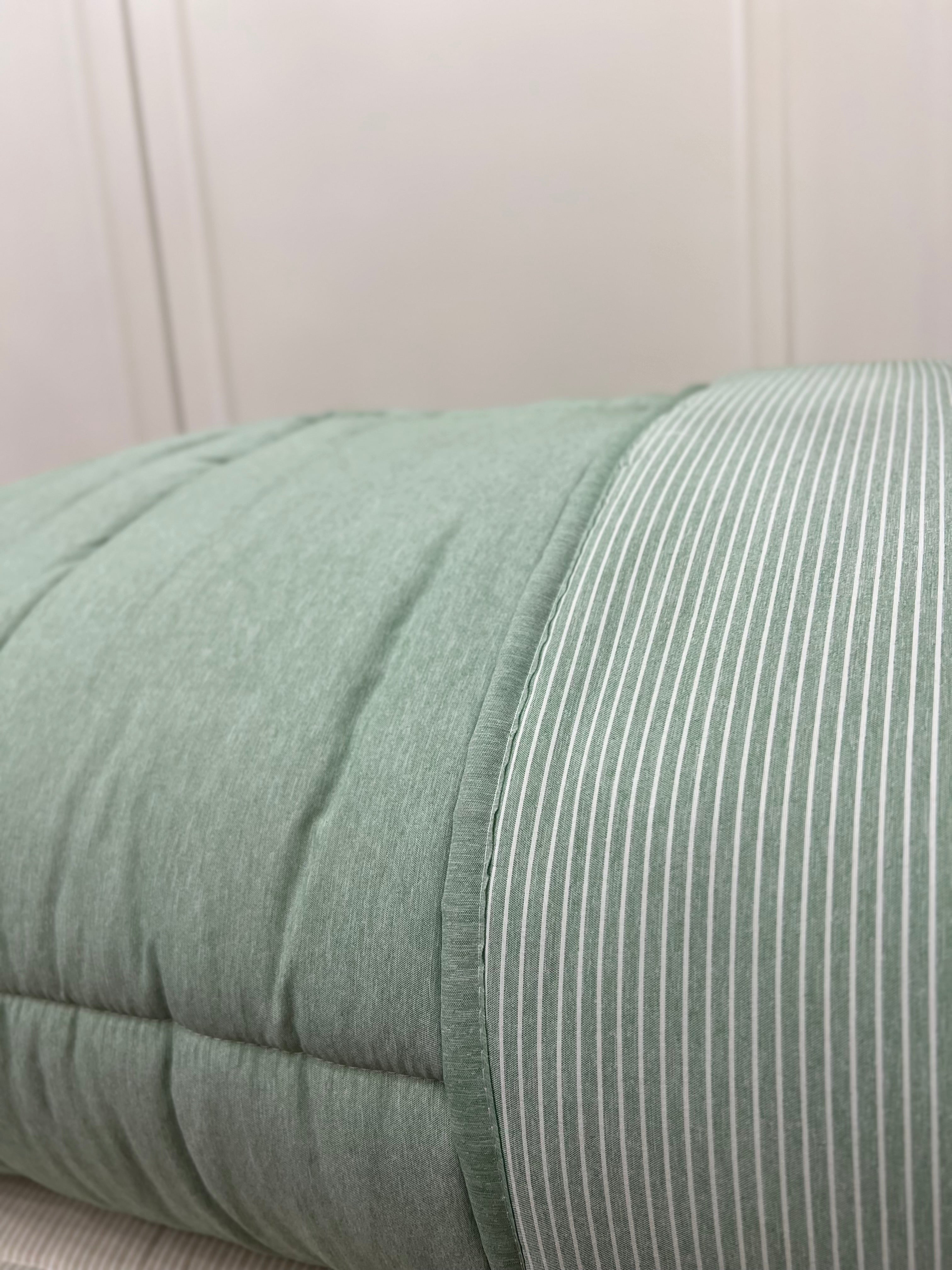 Trapunta piazza e mezza double-face righe