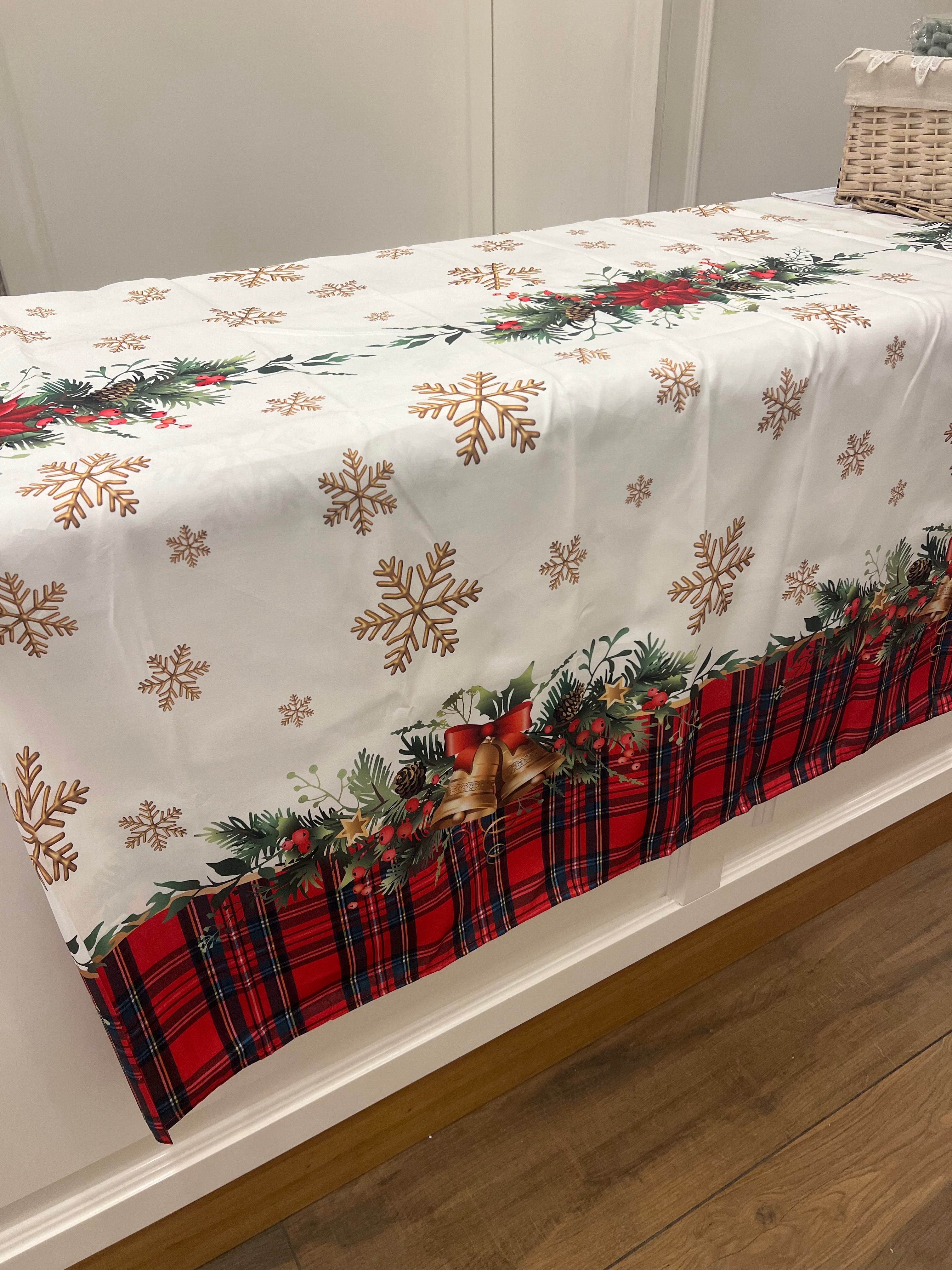 Tovaglia anti macchia natalizia