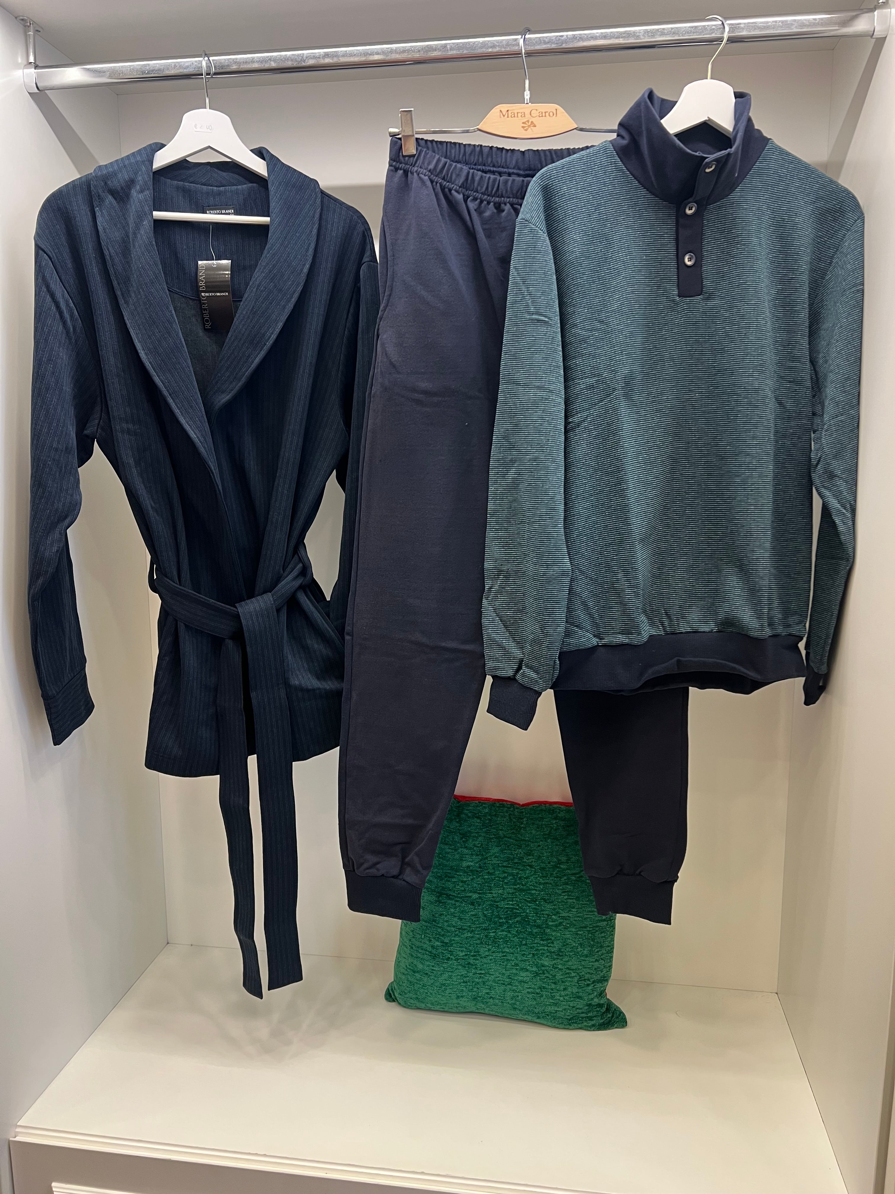 Pigiama tuta collo alto uomo