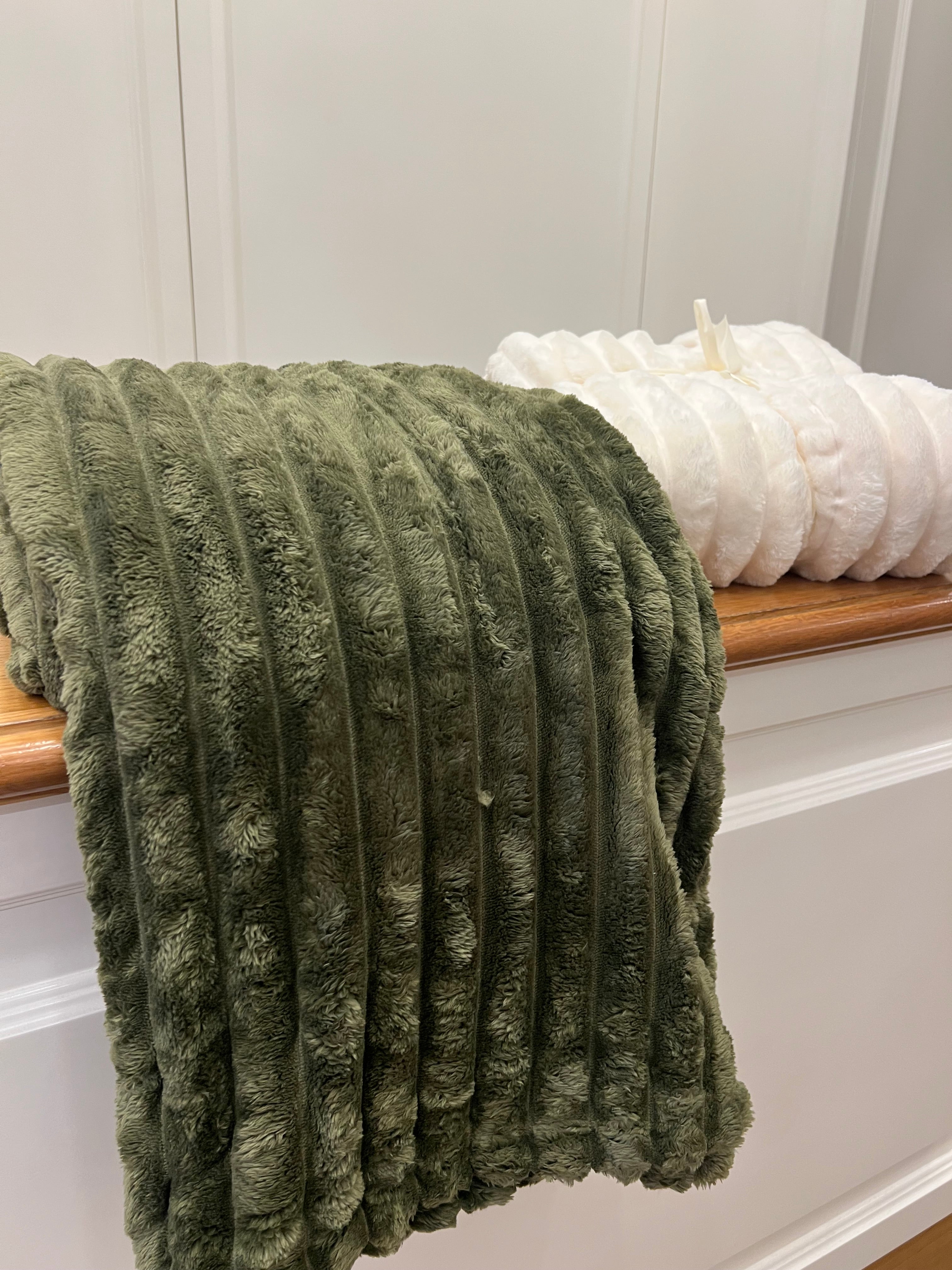 Plaid modello costine strette