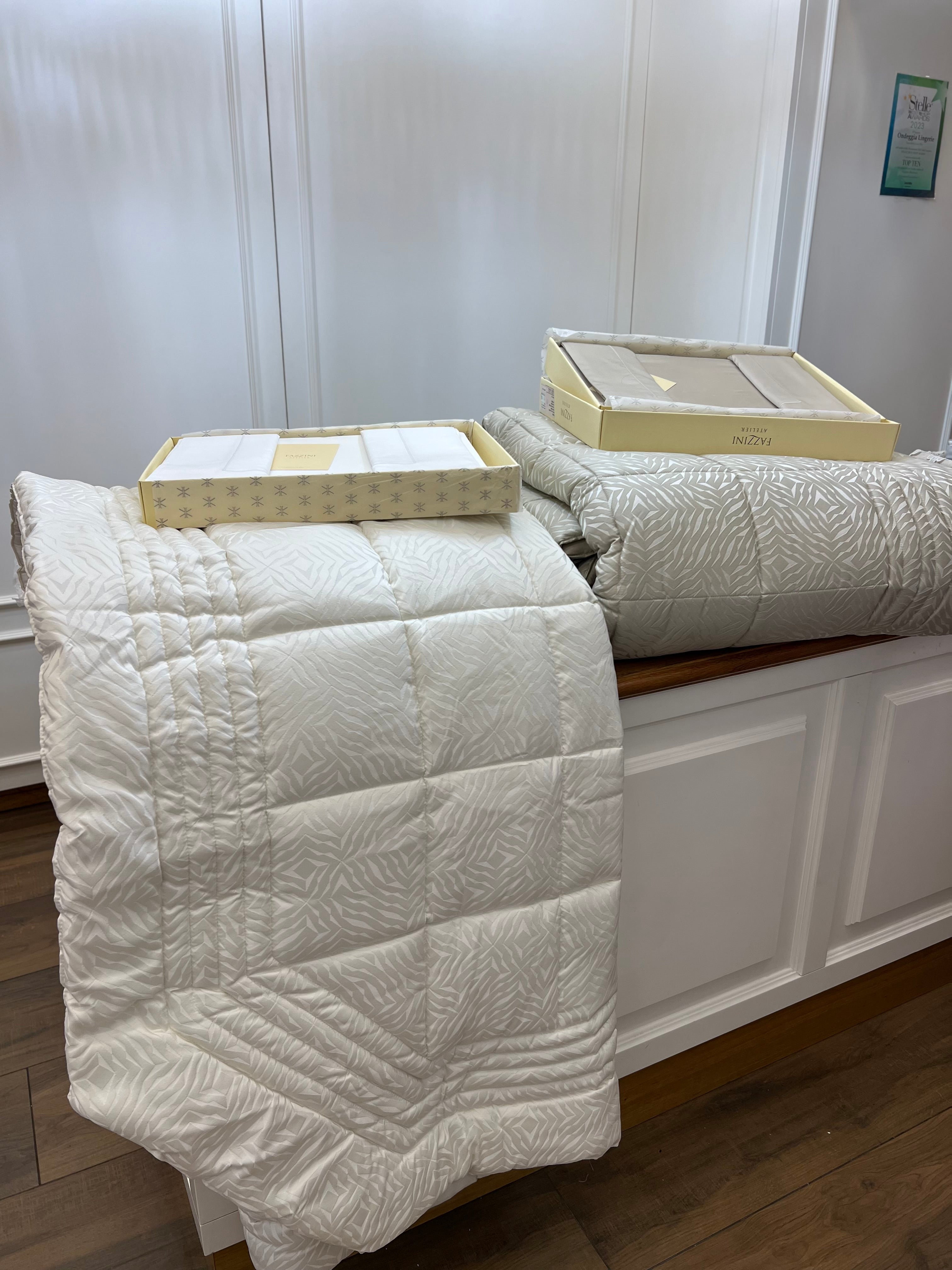 Trapunta matrimoniale bosco verticale