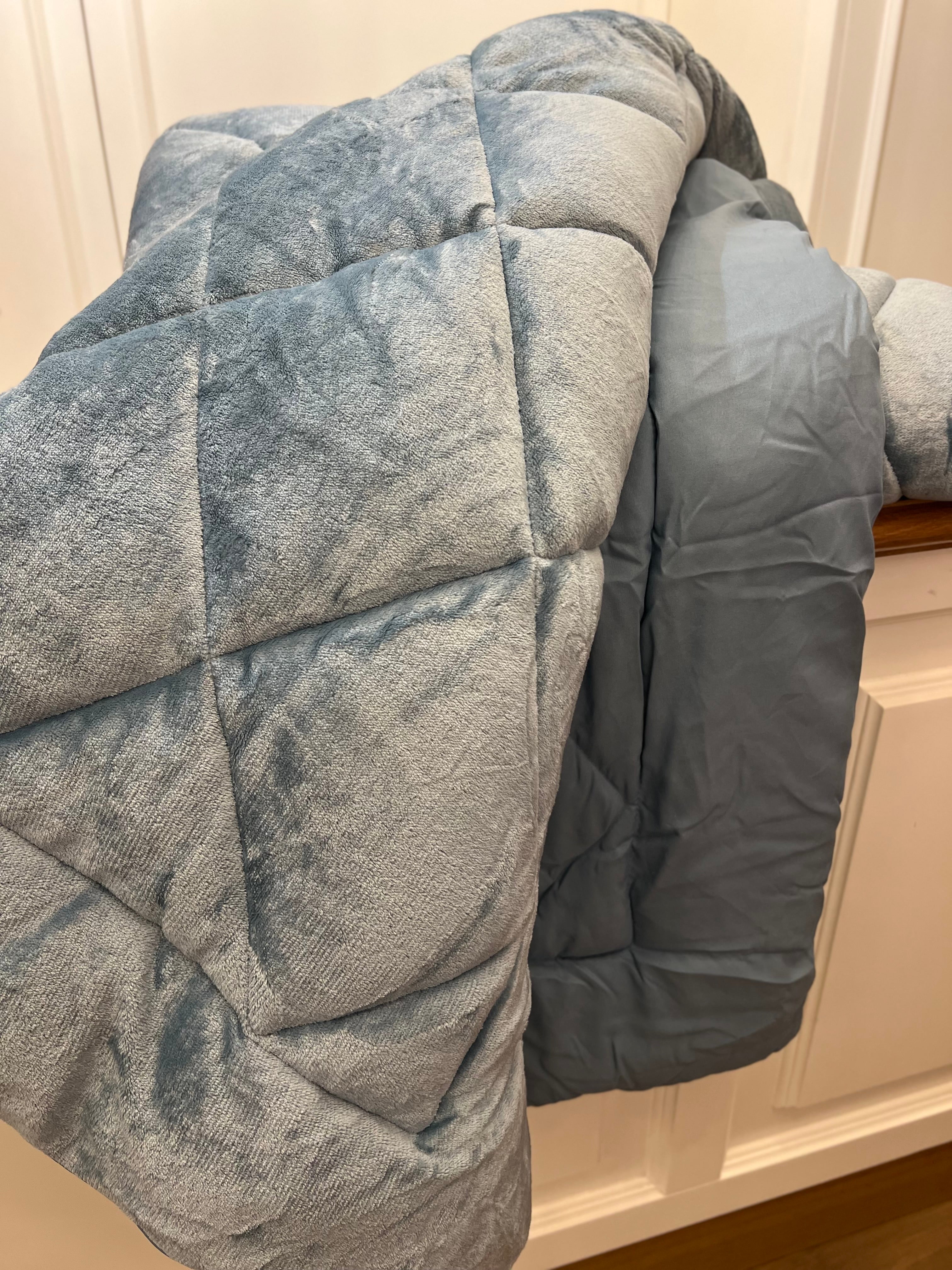 Trapunta singola in ciniglia