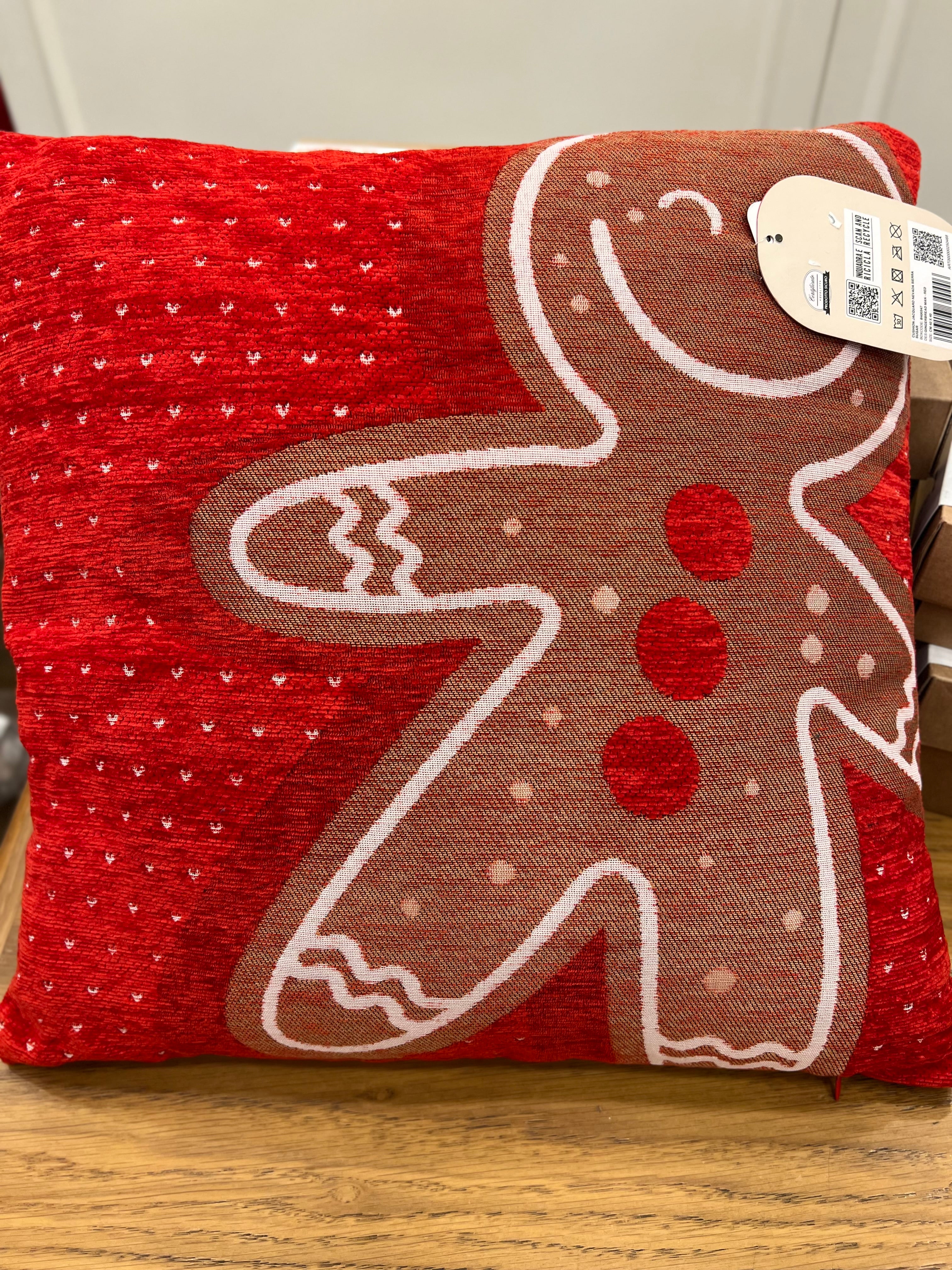 Cuscino arredo velluto jacquard