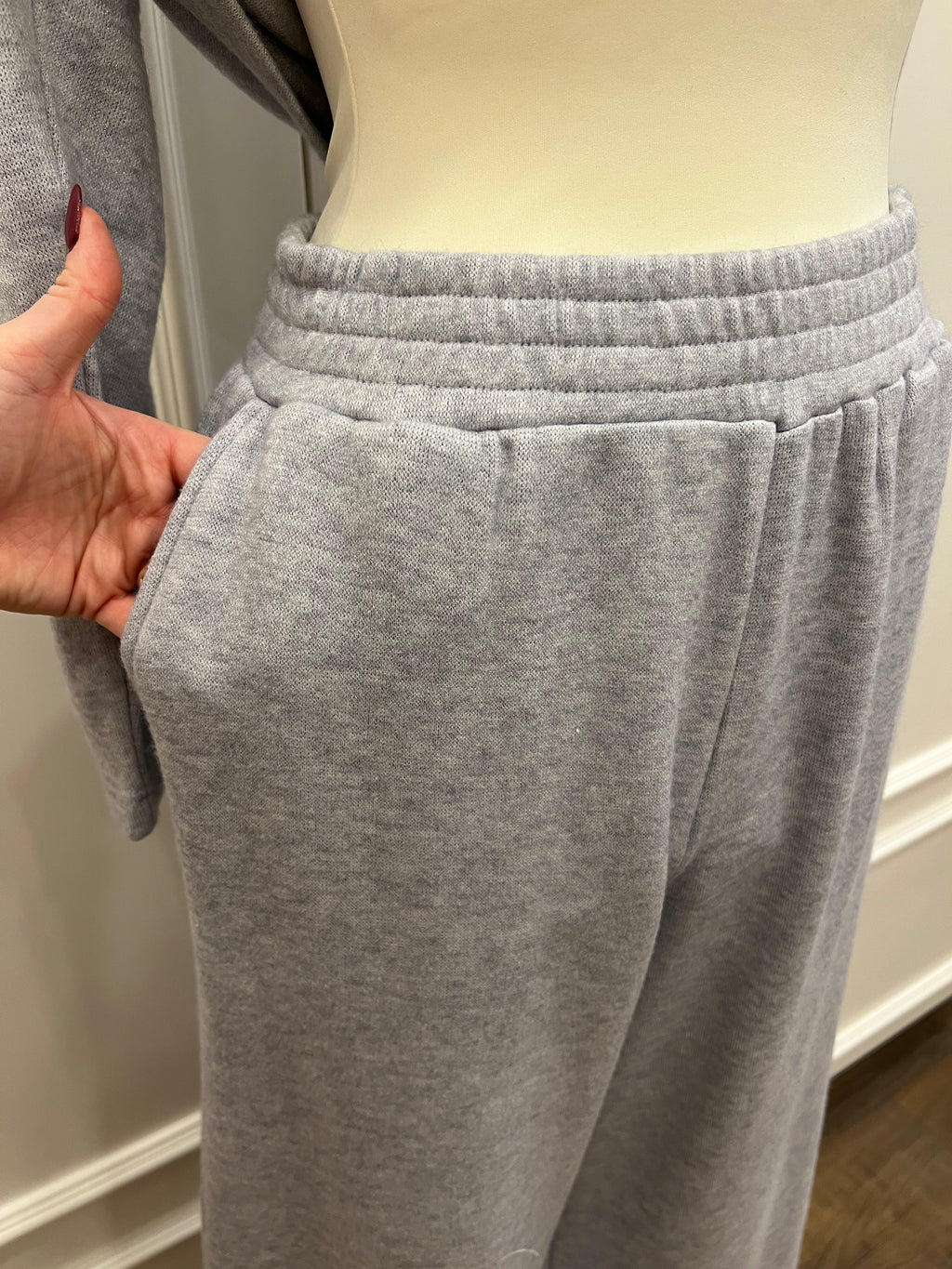 Coordinato maglia con spacco