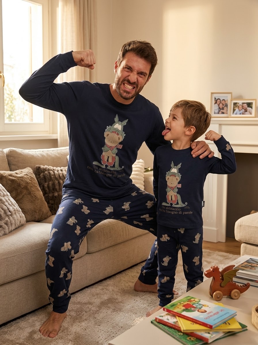 Pigiama Bimbo happy orso