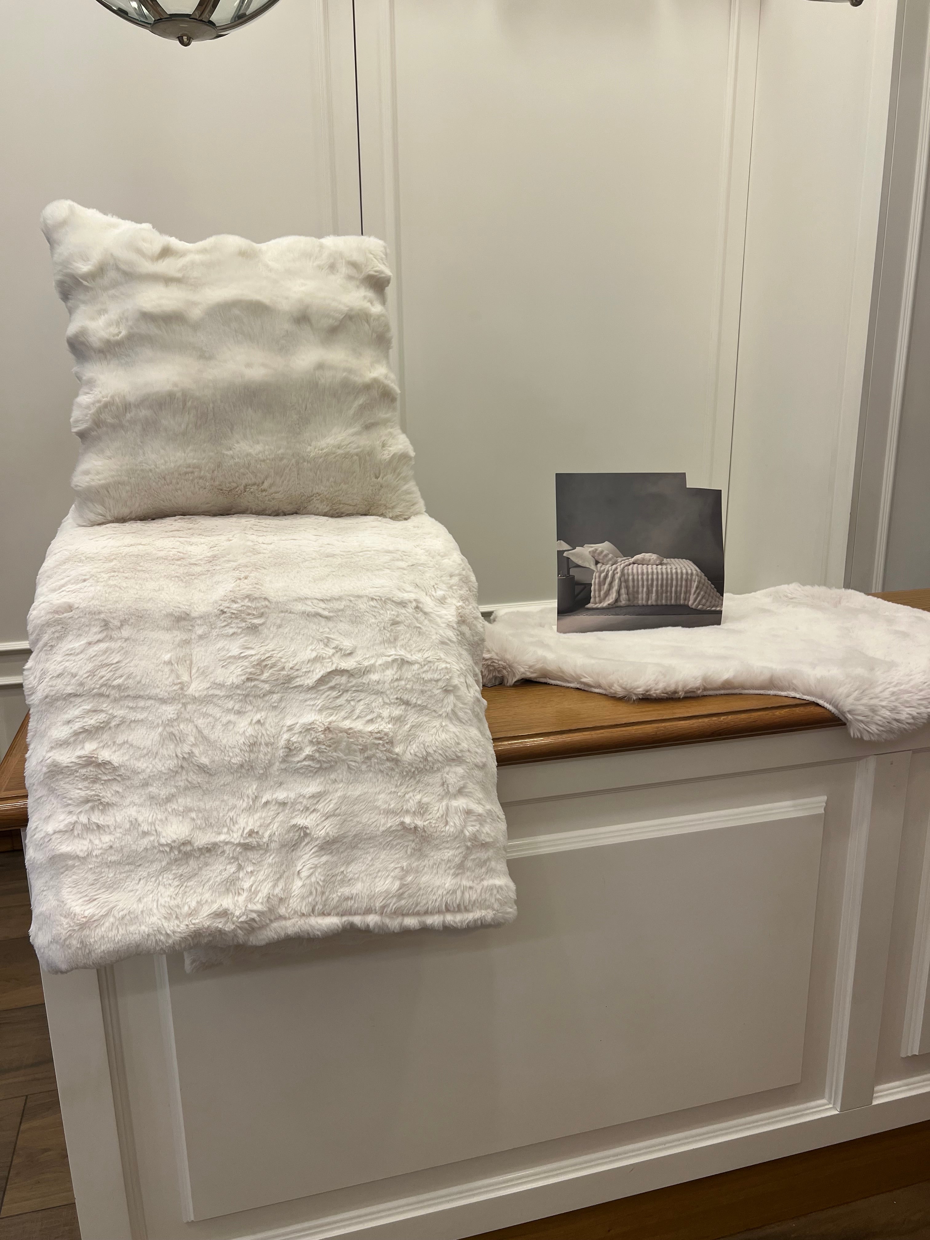 Trapunta matrimoniale in pelliccia