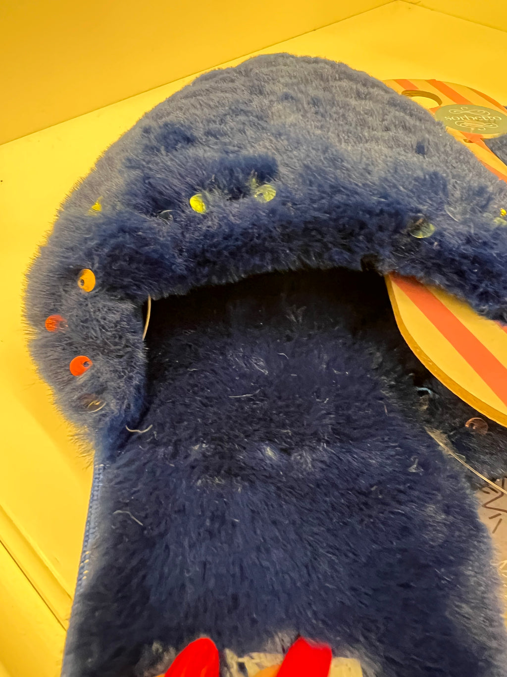 Pantofole con paillettes