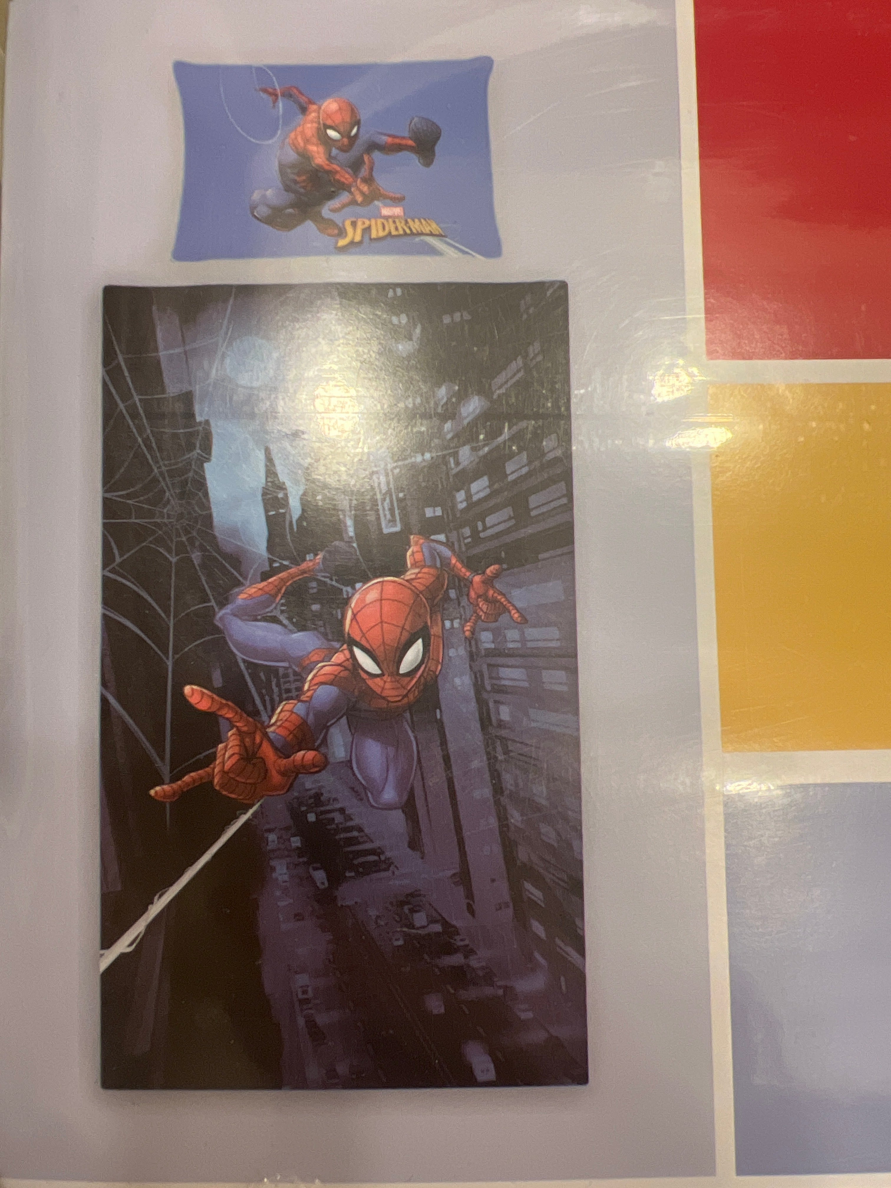 Lenzuola parure spider-man