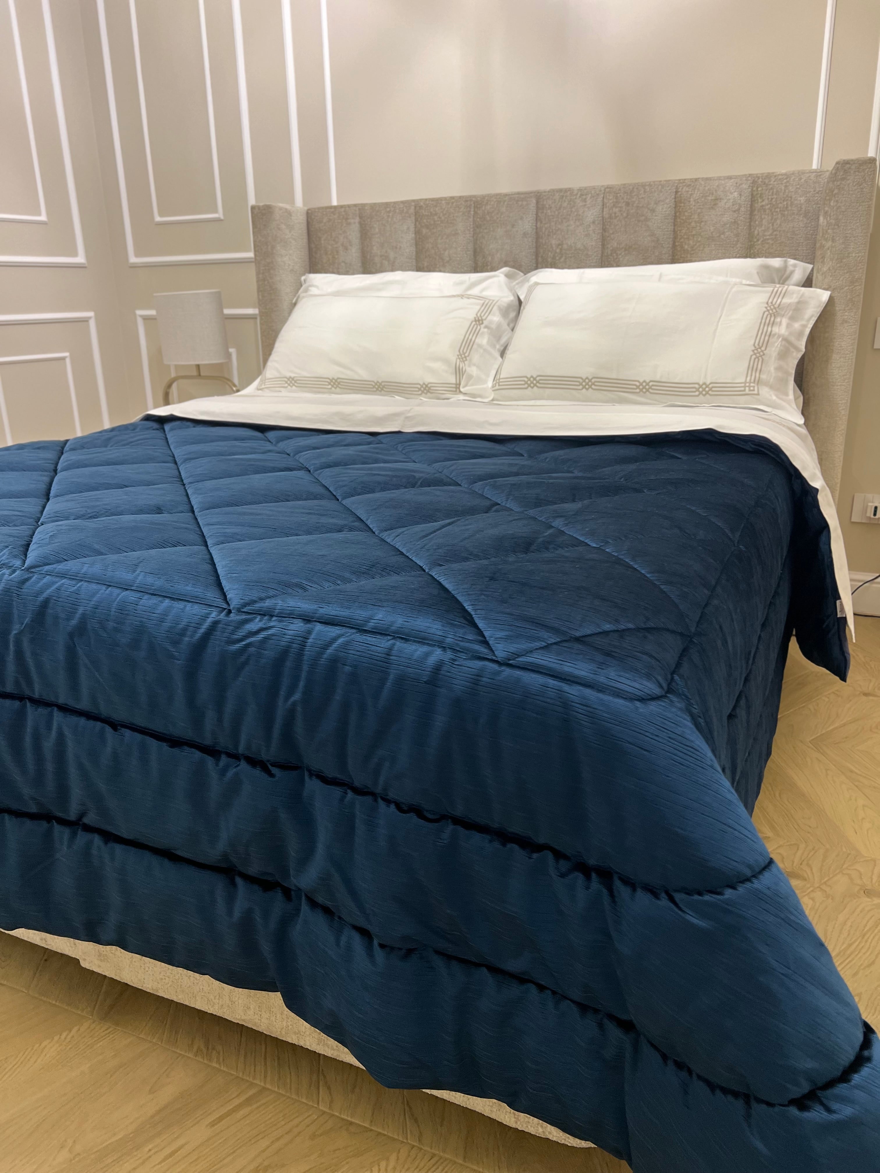 Trapunta in velluto fiammato