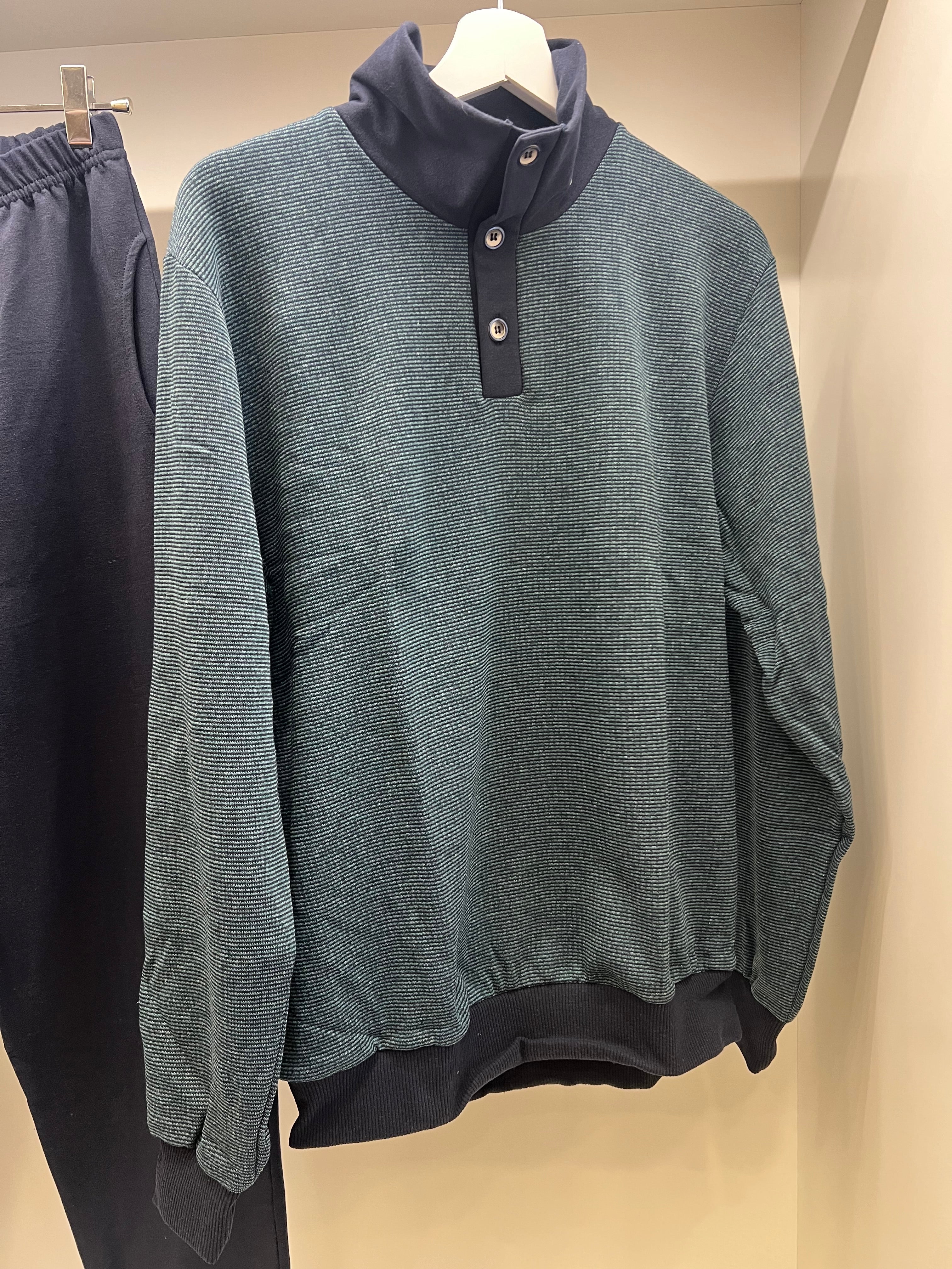 Pigiama tuta collo alto uomo