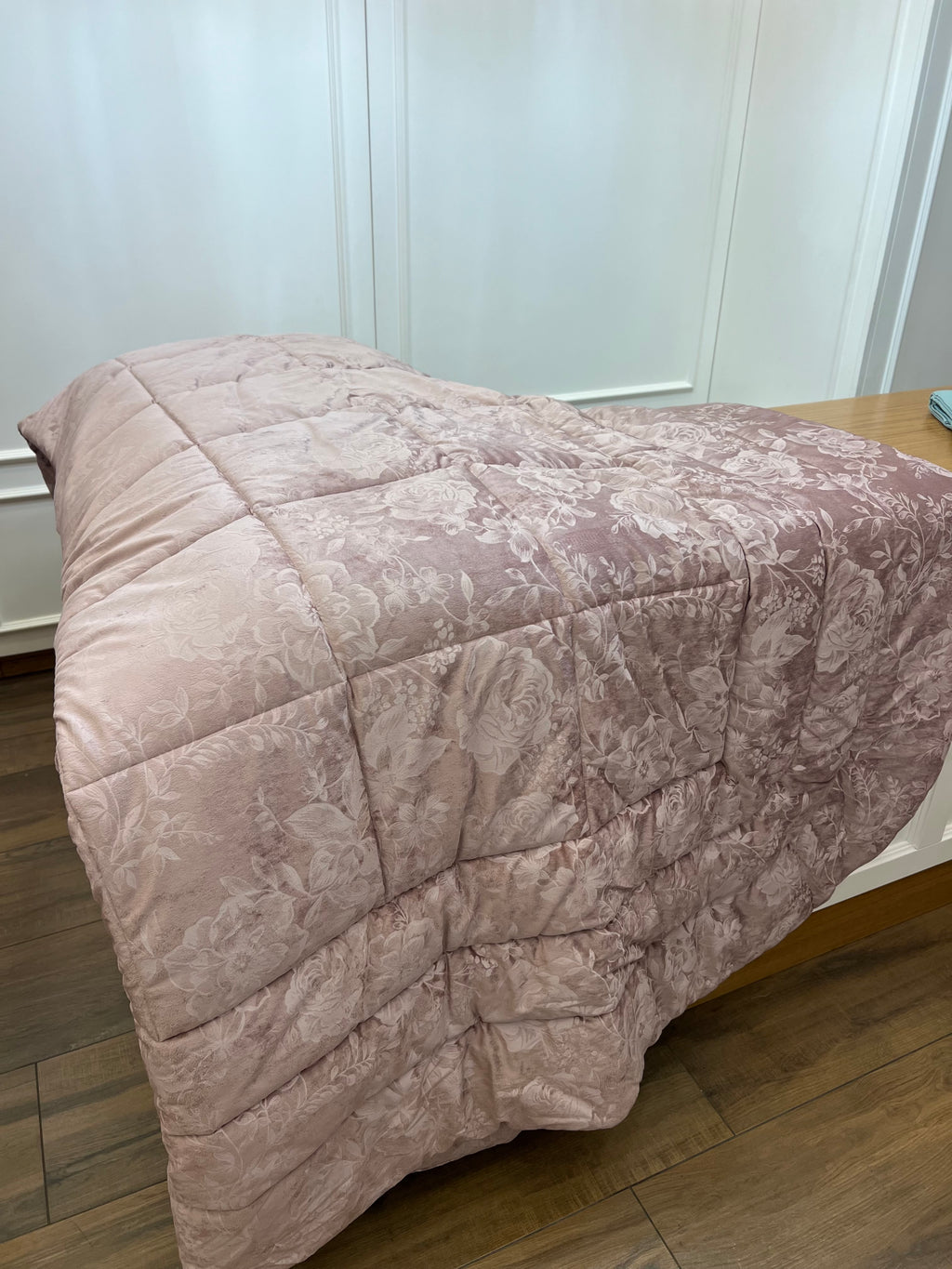 Trapunta in velluto devorè