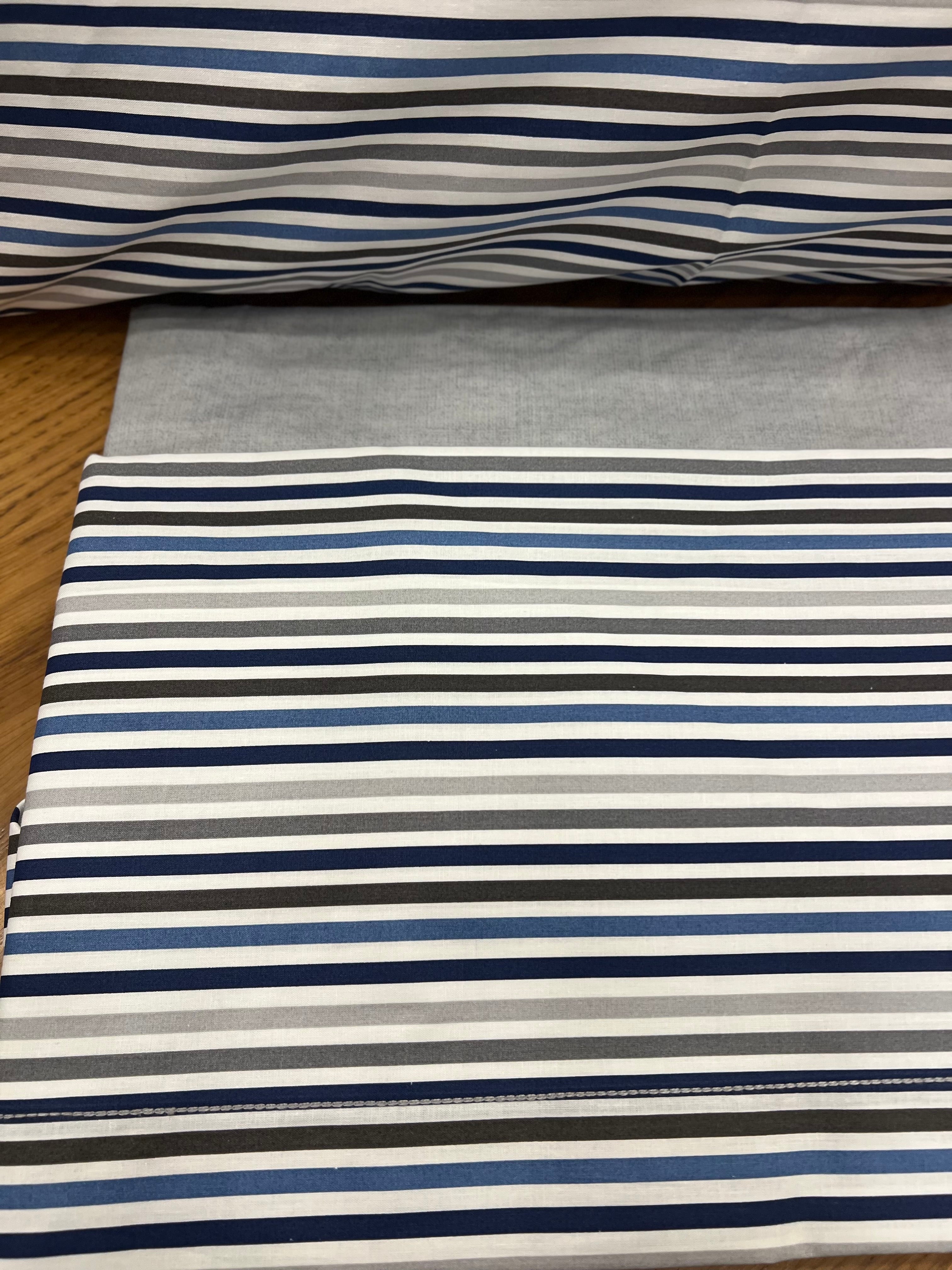 Lenzuola righe matrimoniali