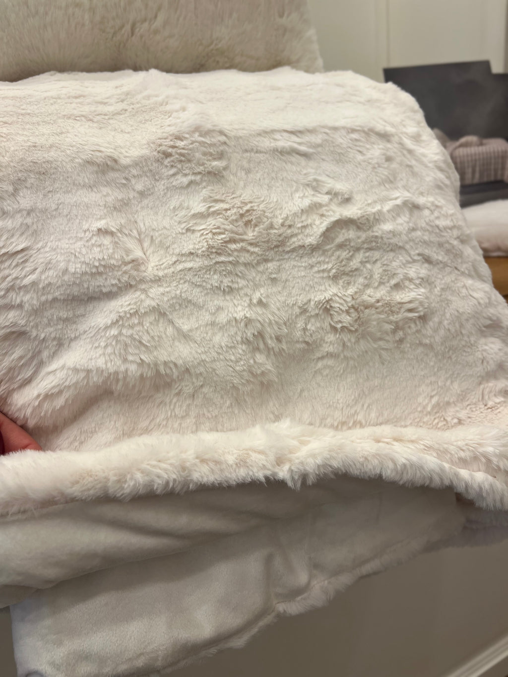 Trapunta matrimoniale in pelliccia