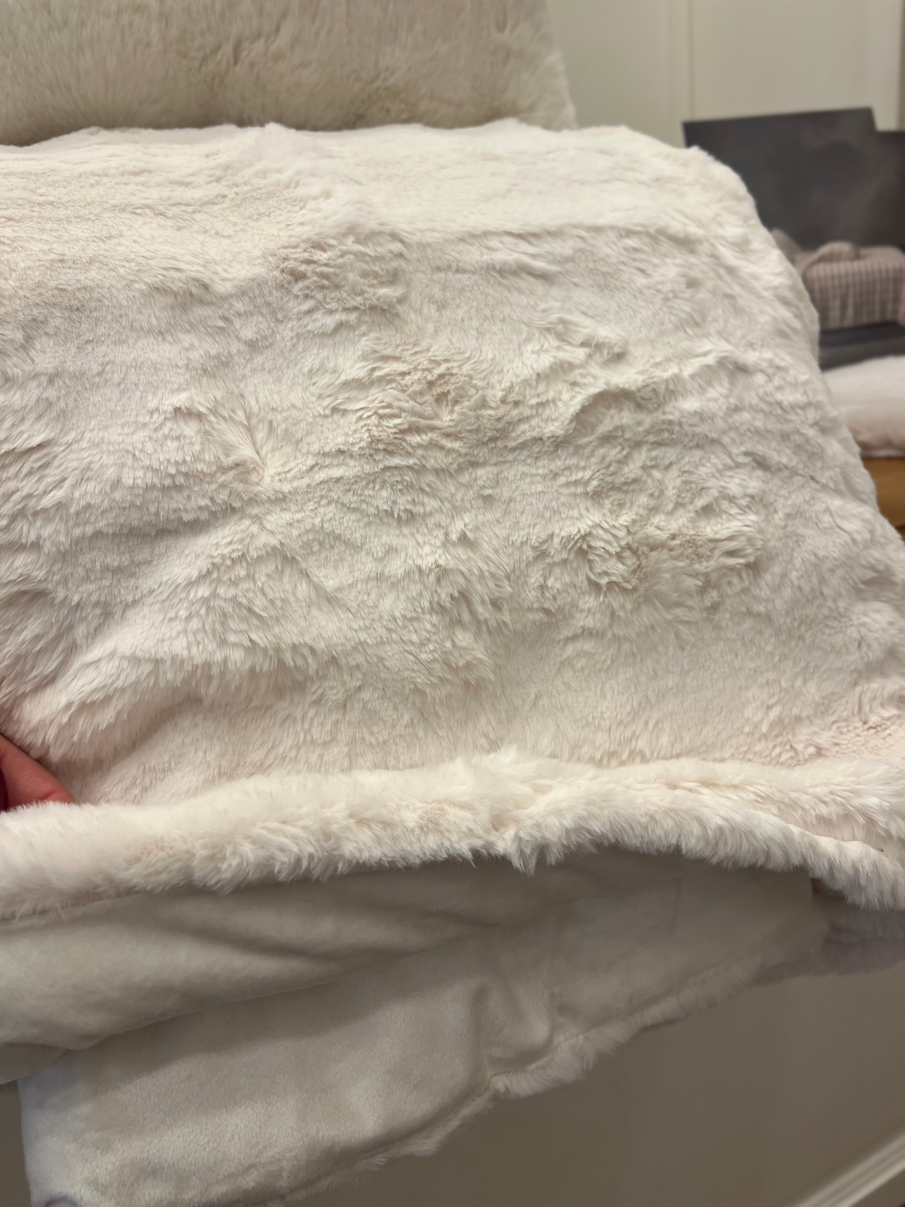 Trapunta matrimoniale in pelliccia