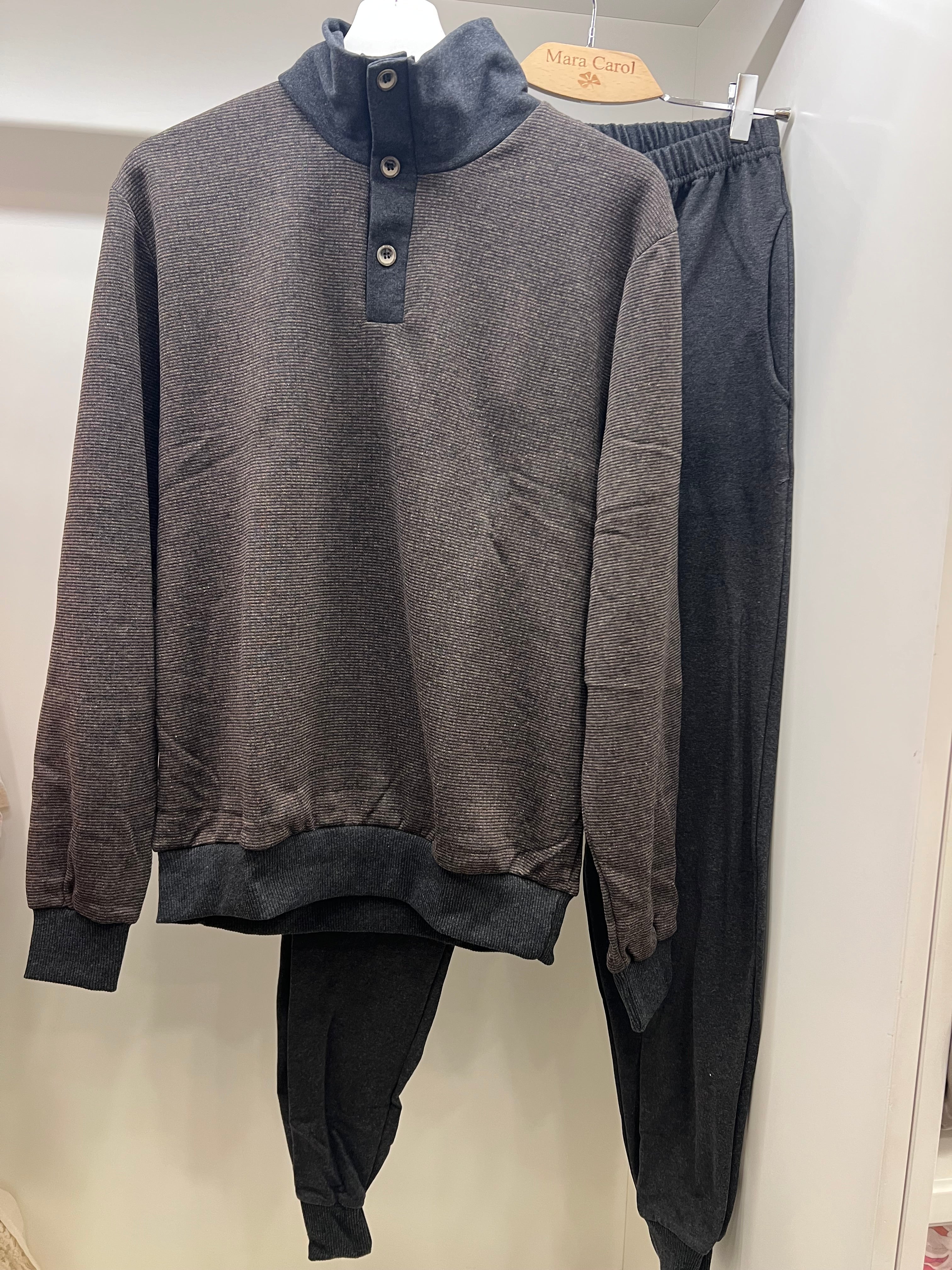 Pigiama tuta collo alto uomo