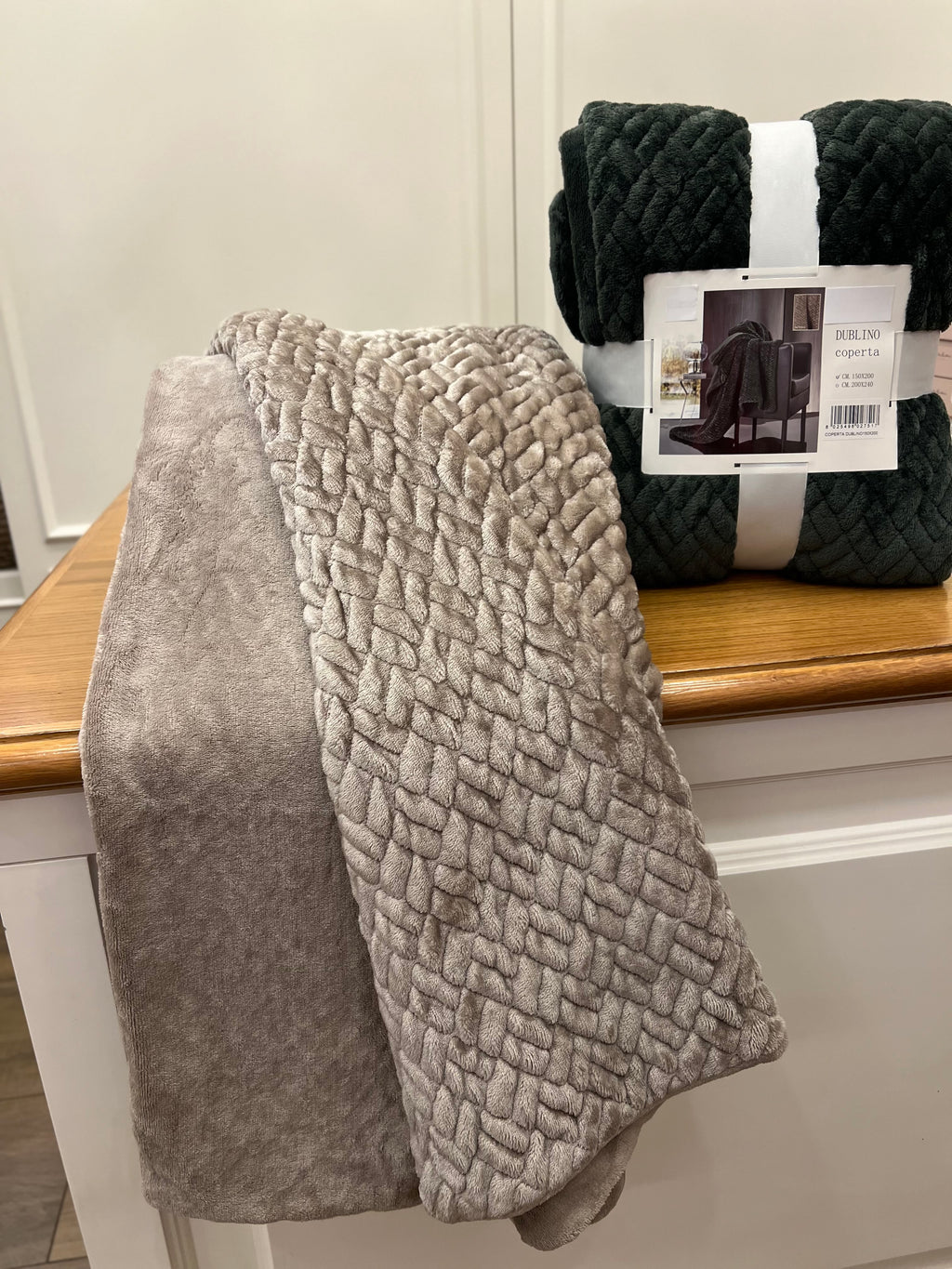 Plaid effetto goffrato 200x240 cm