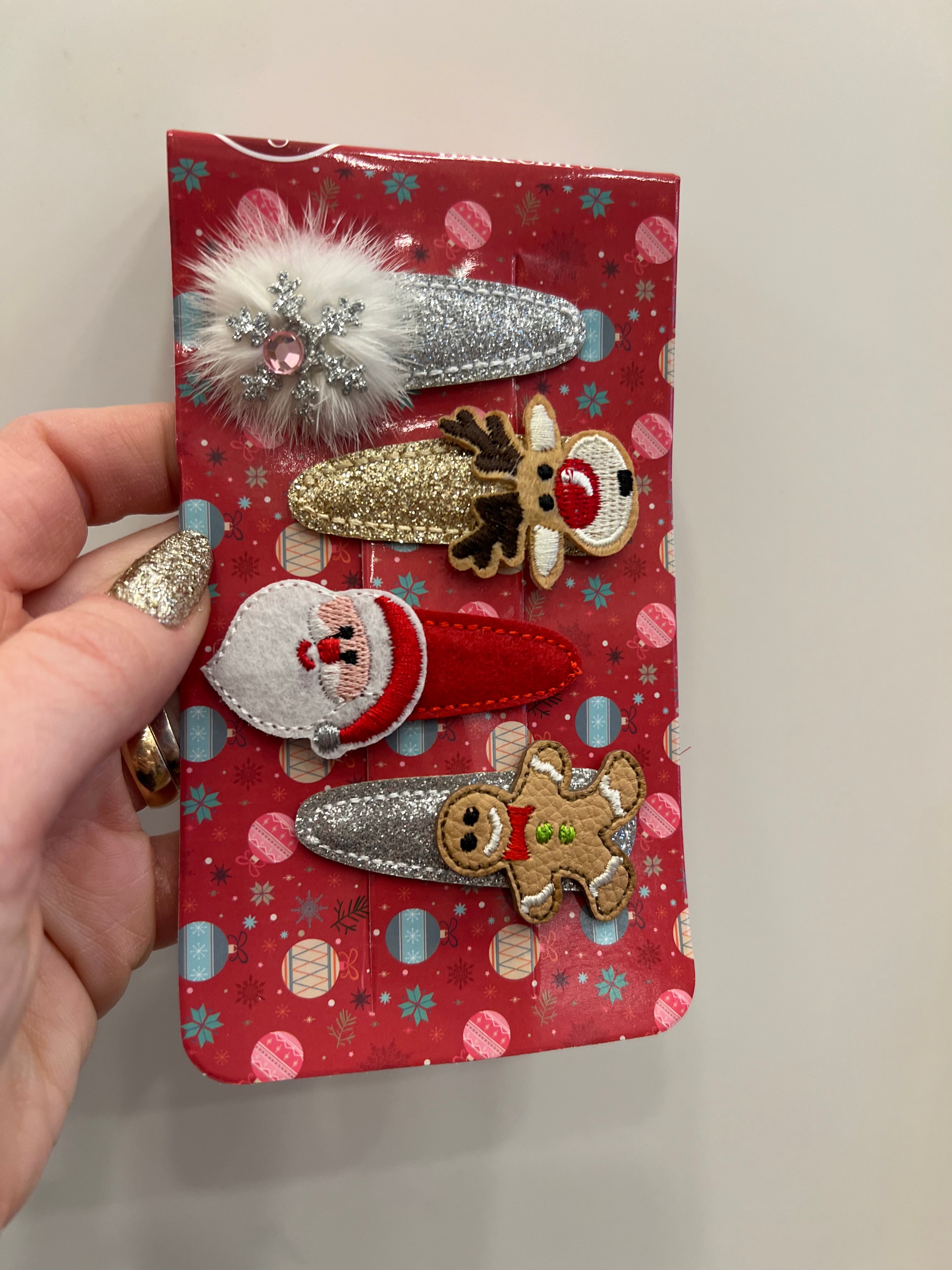 Set fermagli natalizi