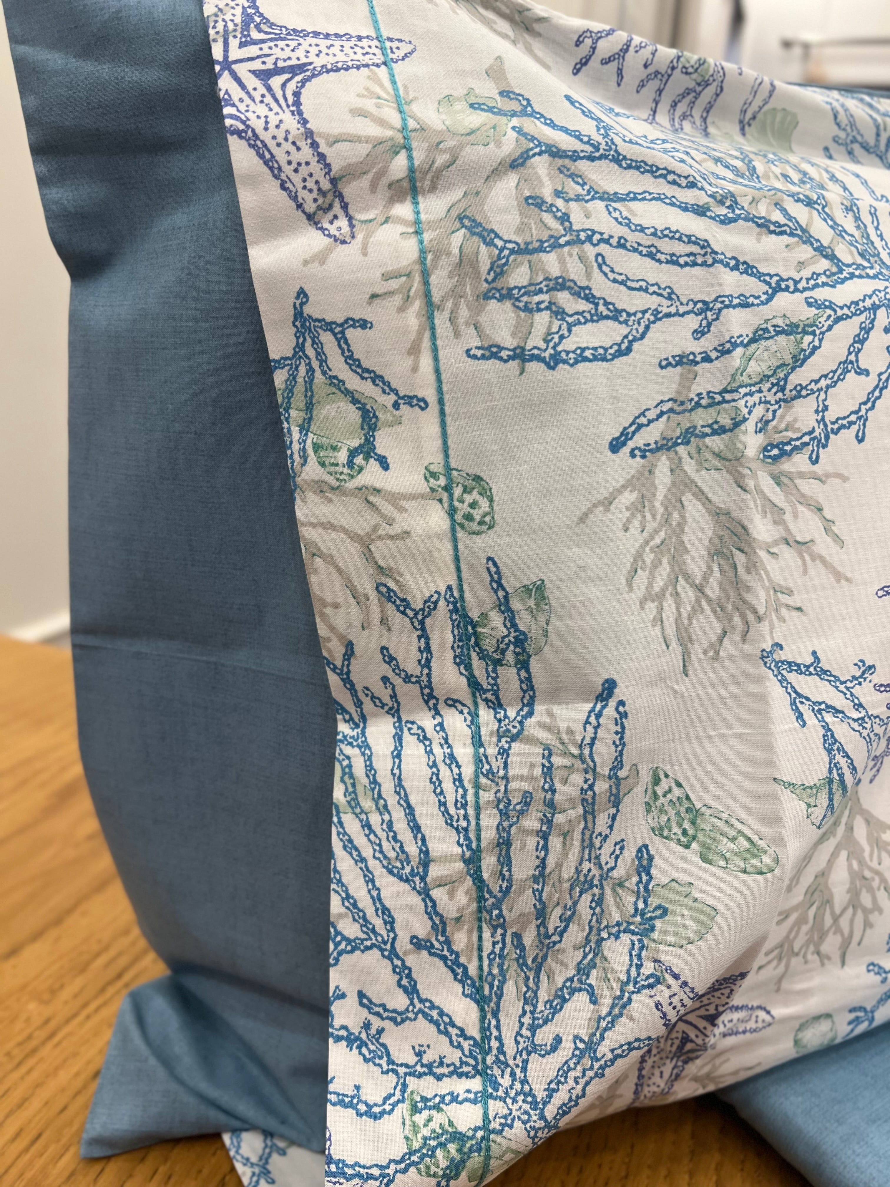 Completo lenzuola corallo