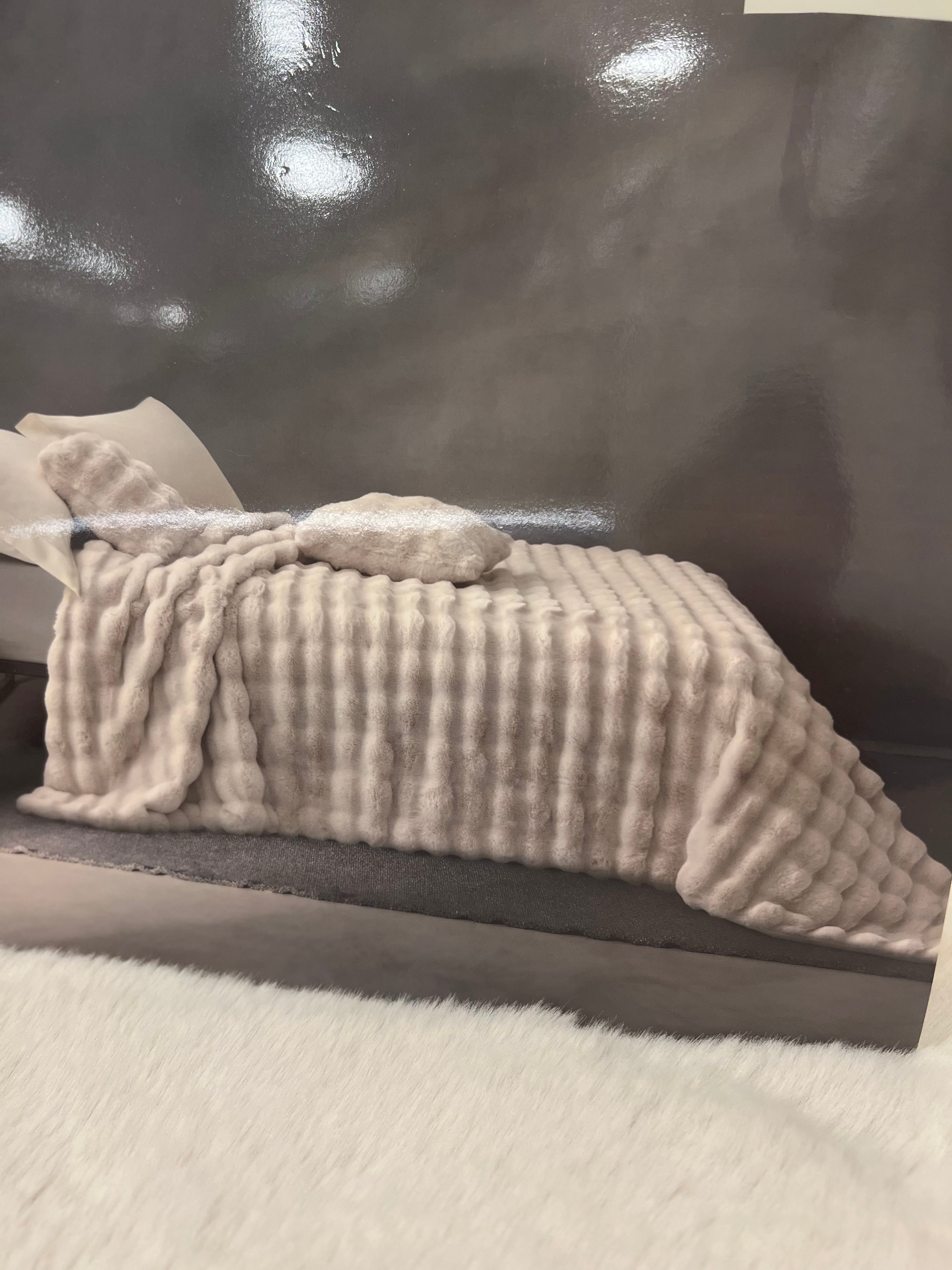 Trapunta matrimoniale in pelliccia