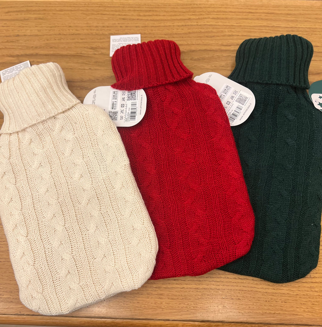 Borsa d’acqua calda cover maglia