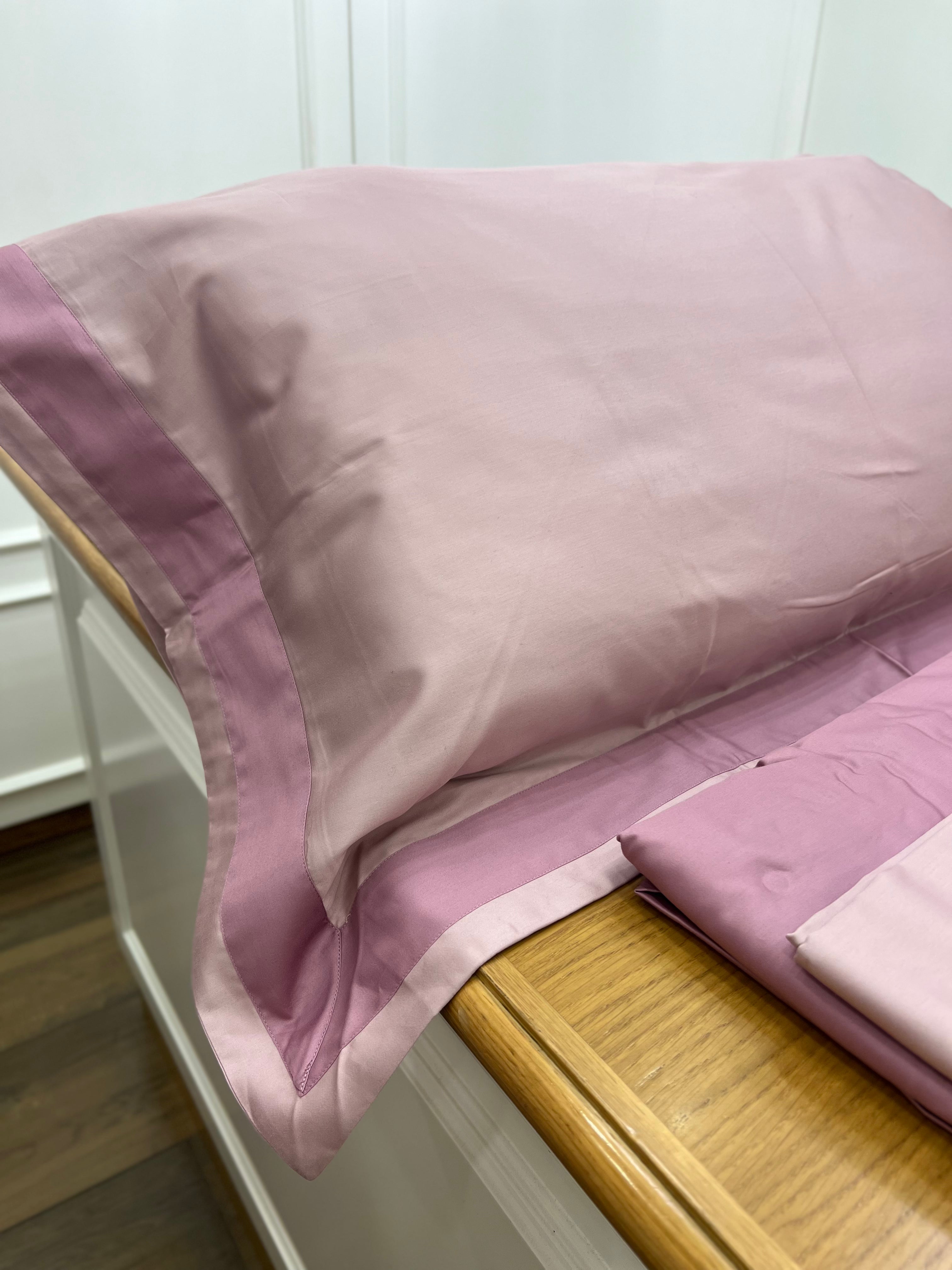 Completo lenzuola in raso di cotone