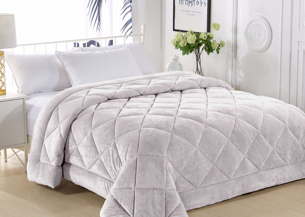 Trapunta piazza e mezza in ciniglia