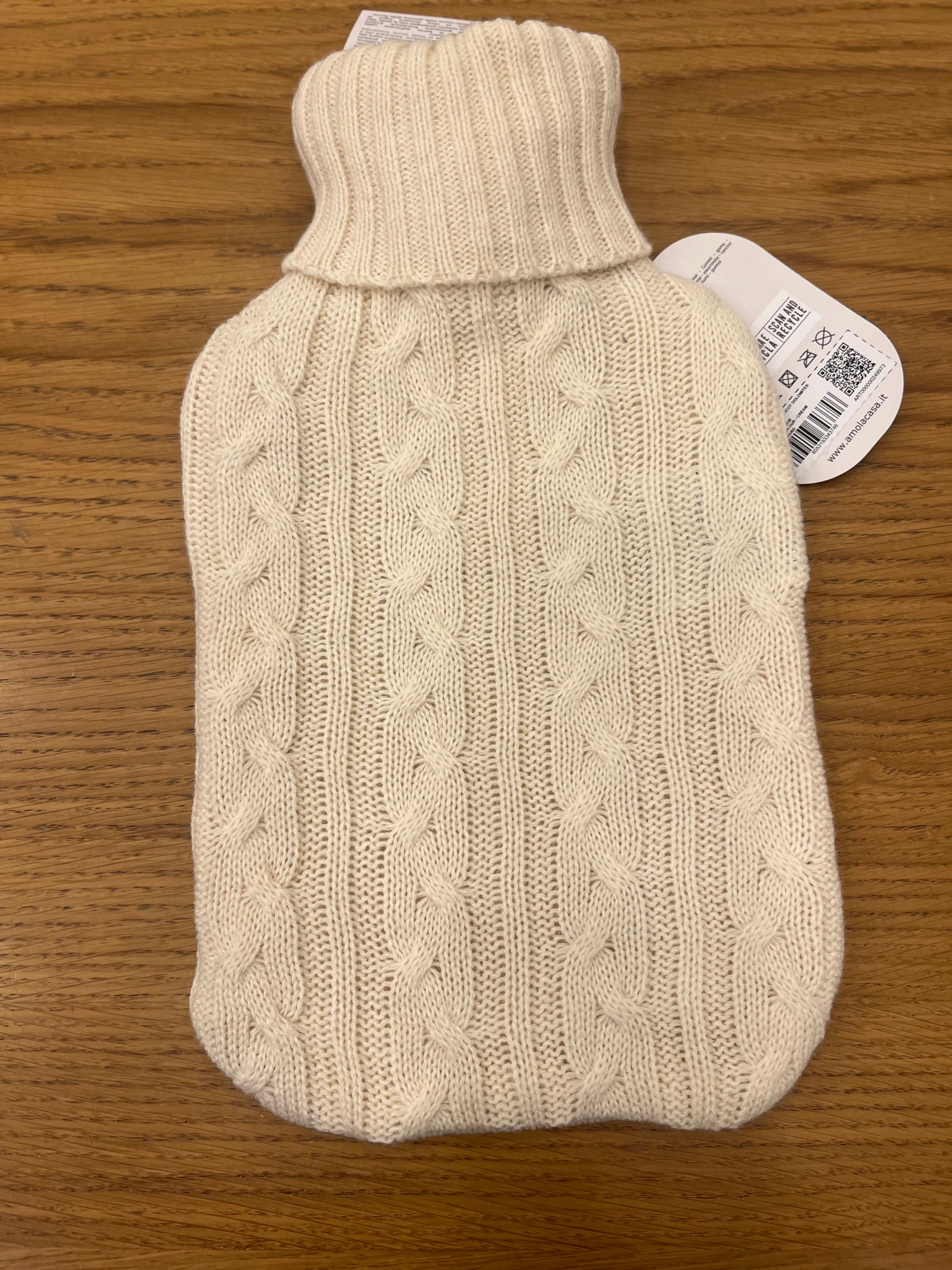 Borsa d’acqua calda cover maglia