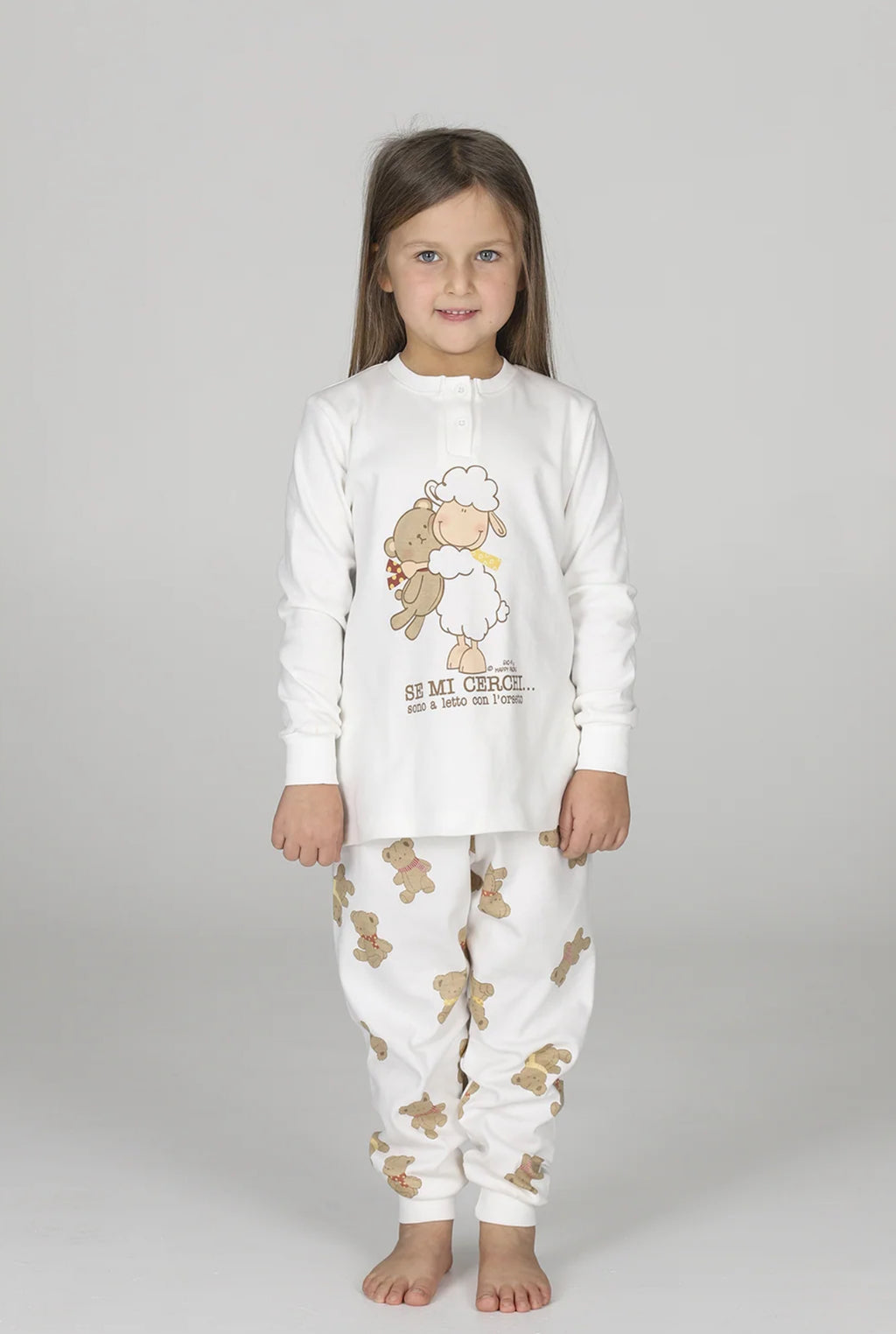 Pigiama bimba happy orso