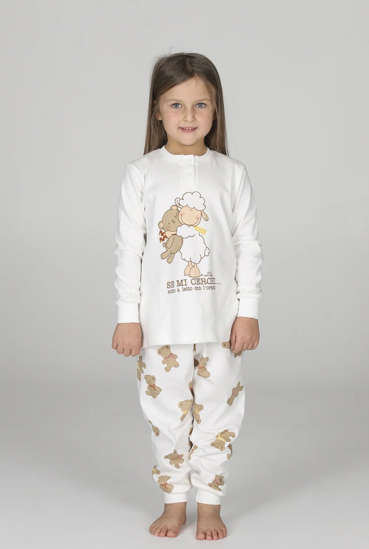 Pigiama bimba happy orso