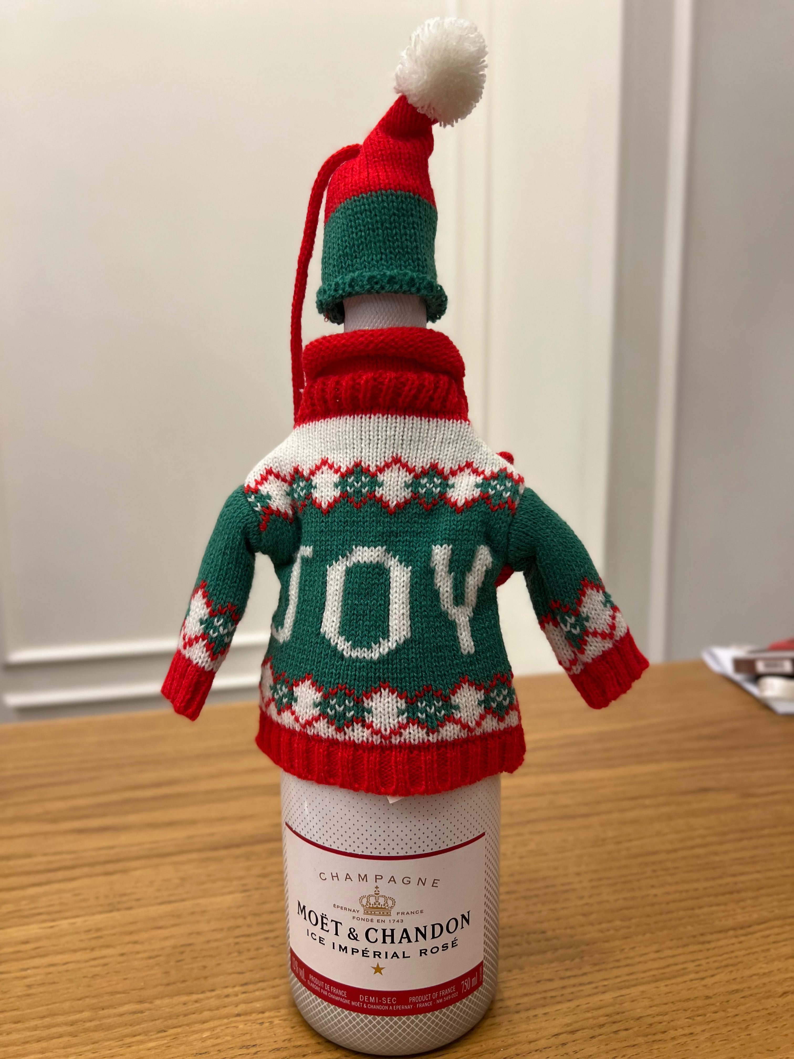 Copri bottiglie natalizio