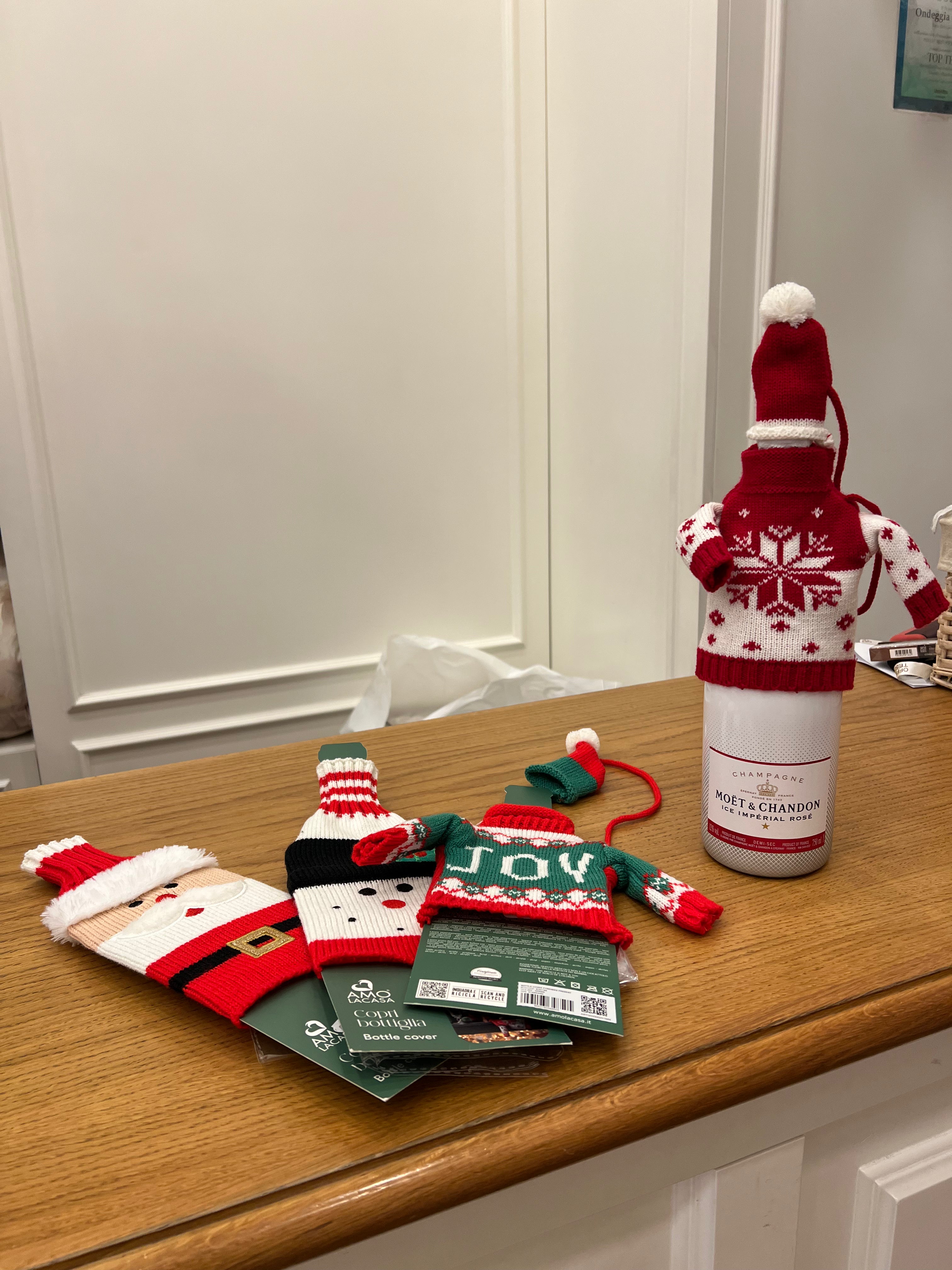 Copri bottiglie natalizio