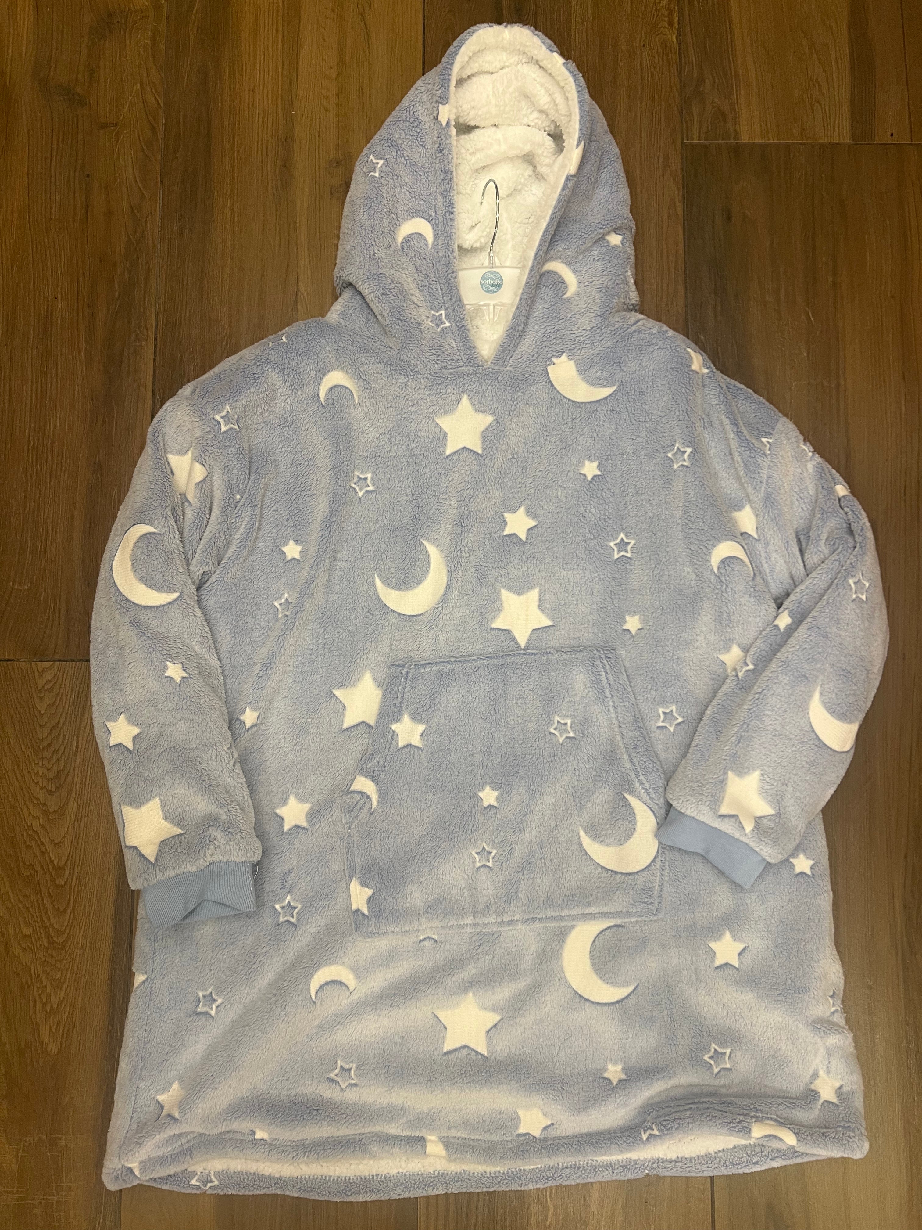 Vestaglia a felpa lune & stelle