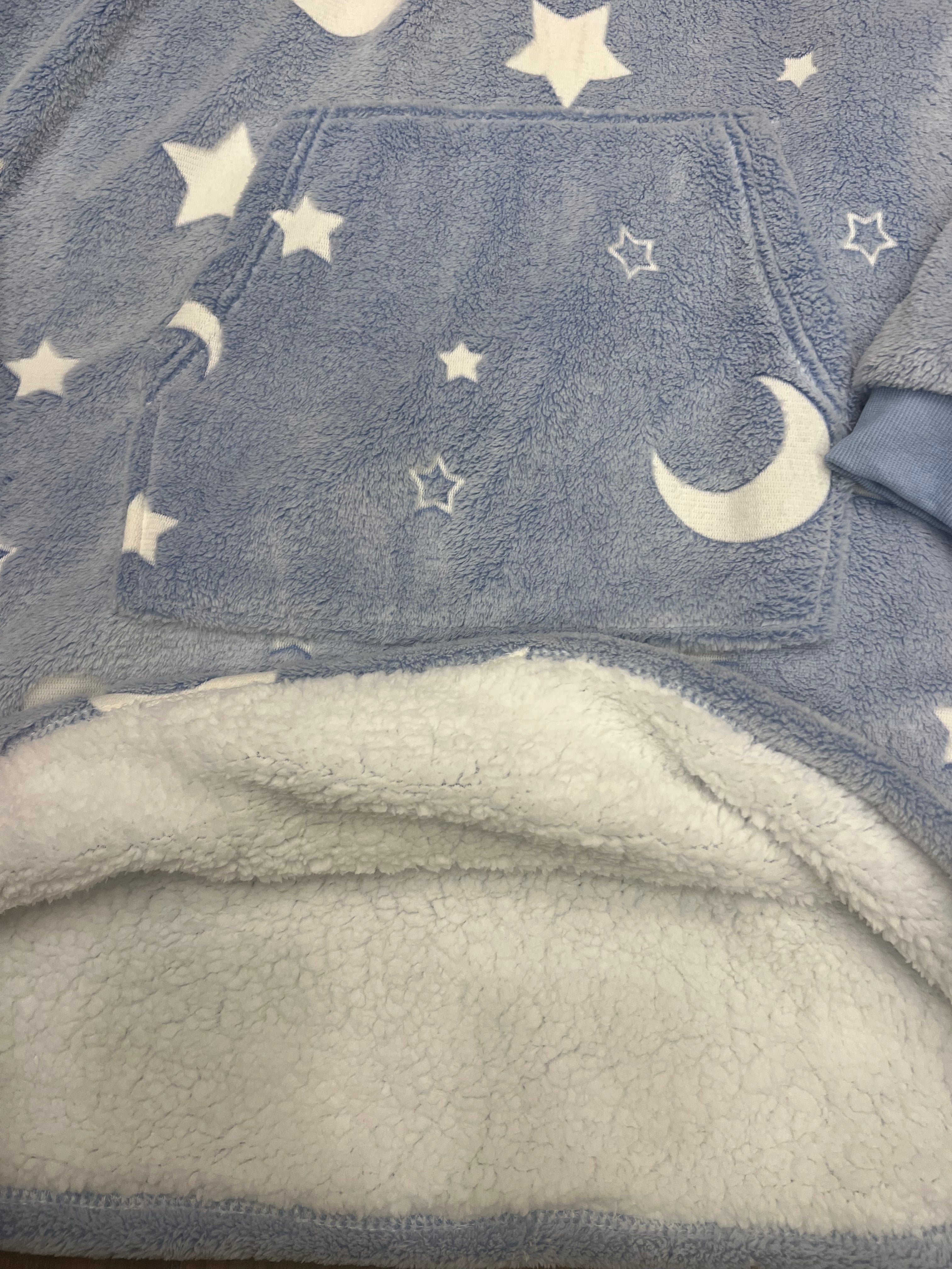 Vestaglia a felpa lune & stelle