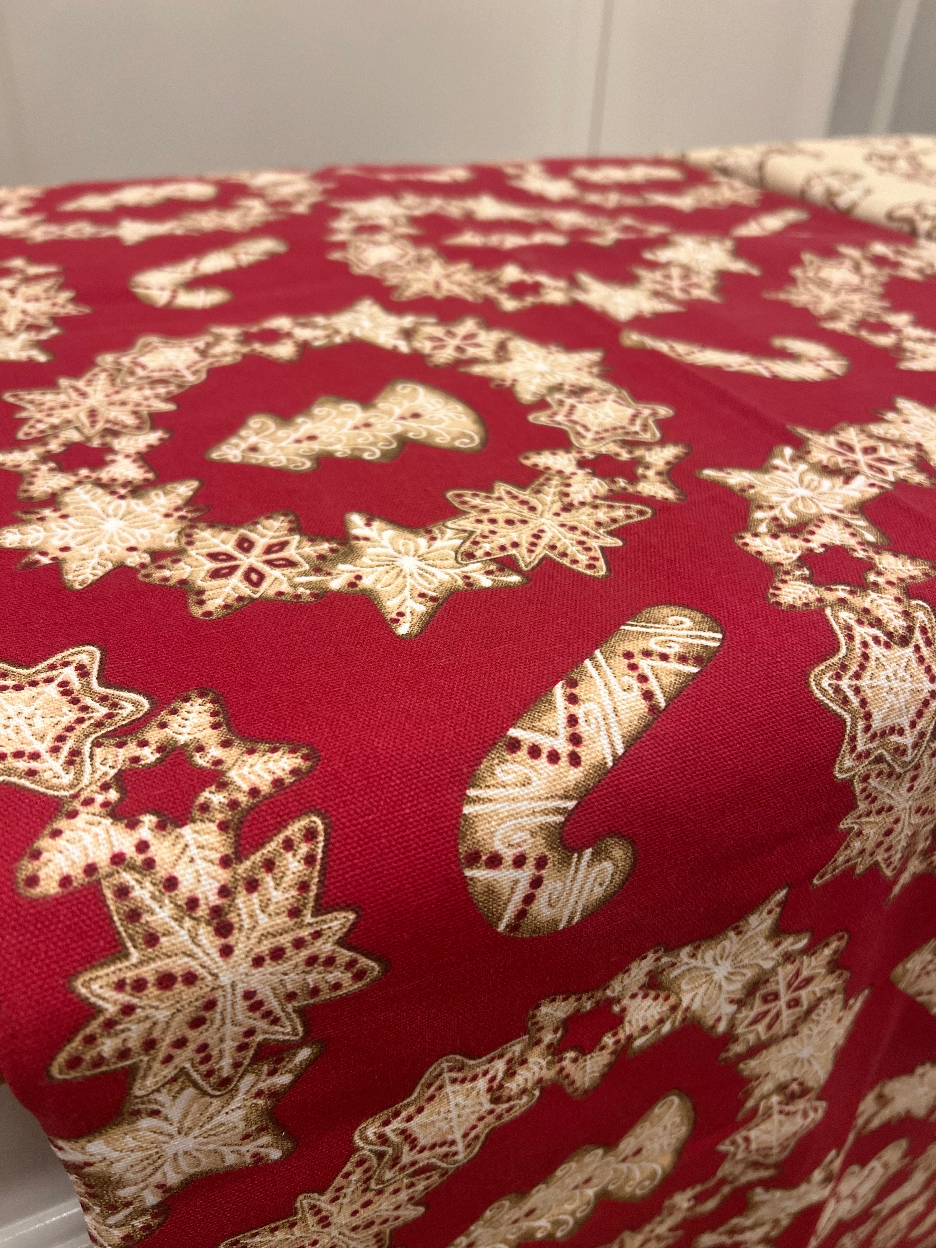 Tovaglia natalizia con disegno ghirlande