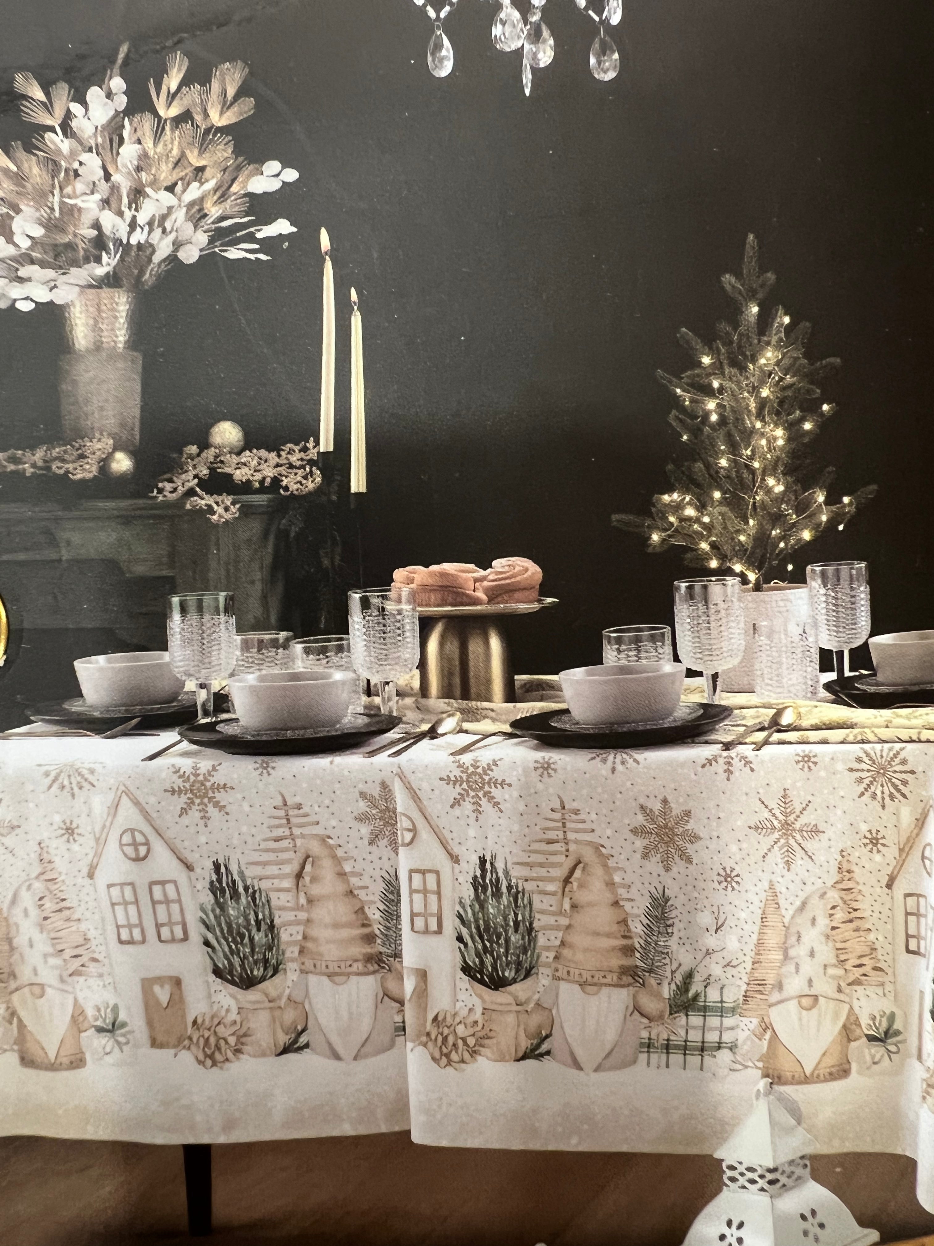 Tovaglia natalizia con stelle