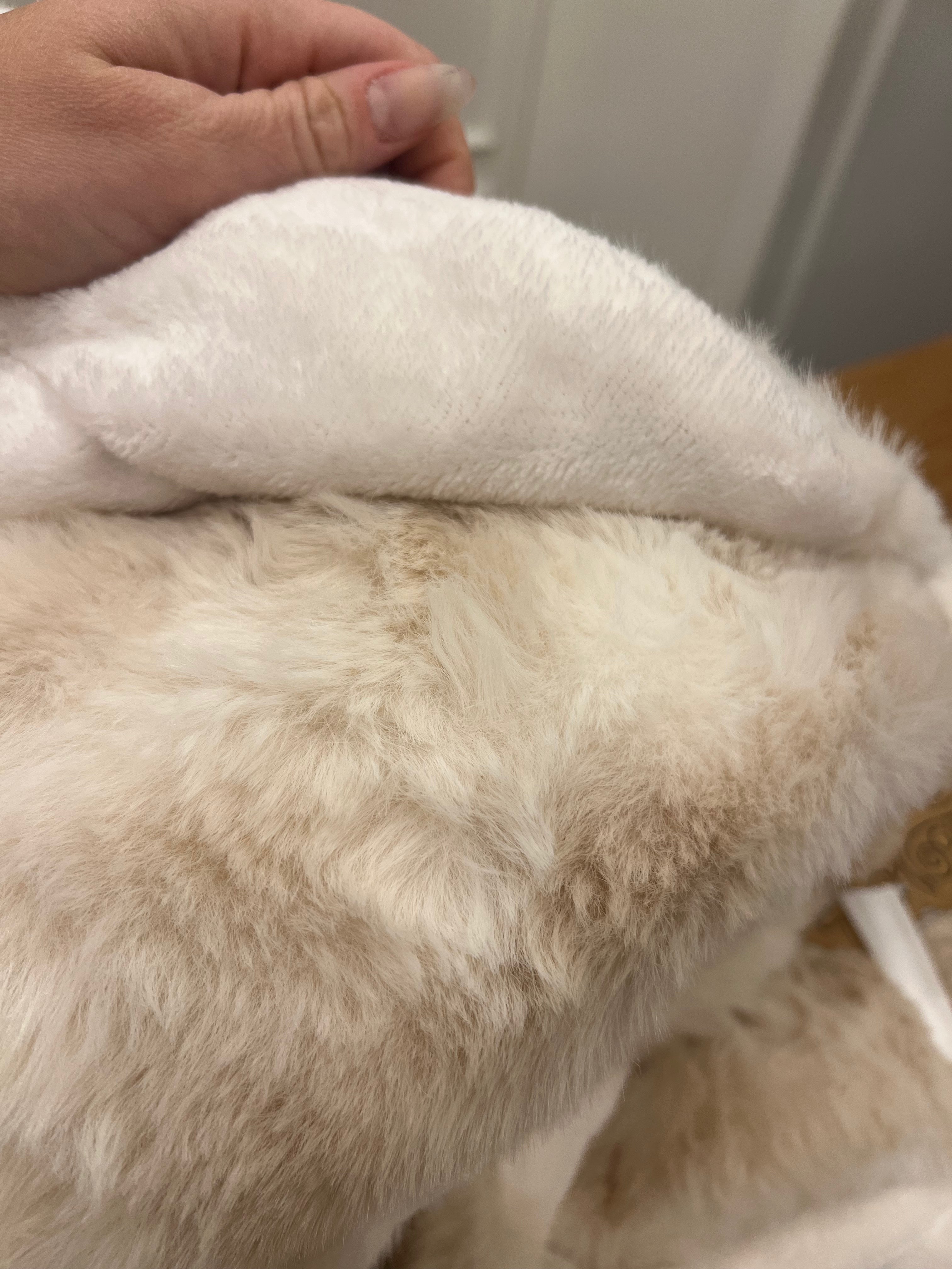 Plaid matrimoniale pelliccia Furry